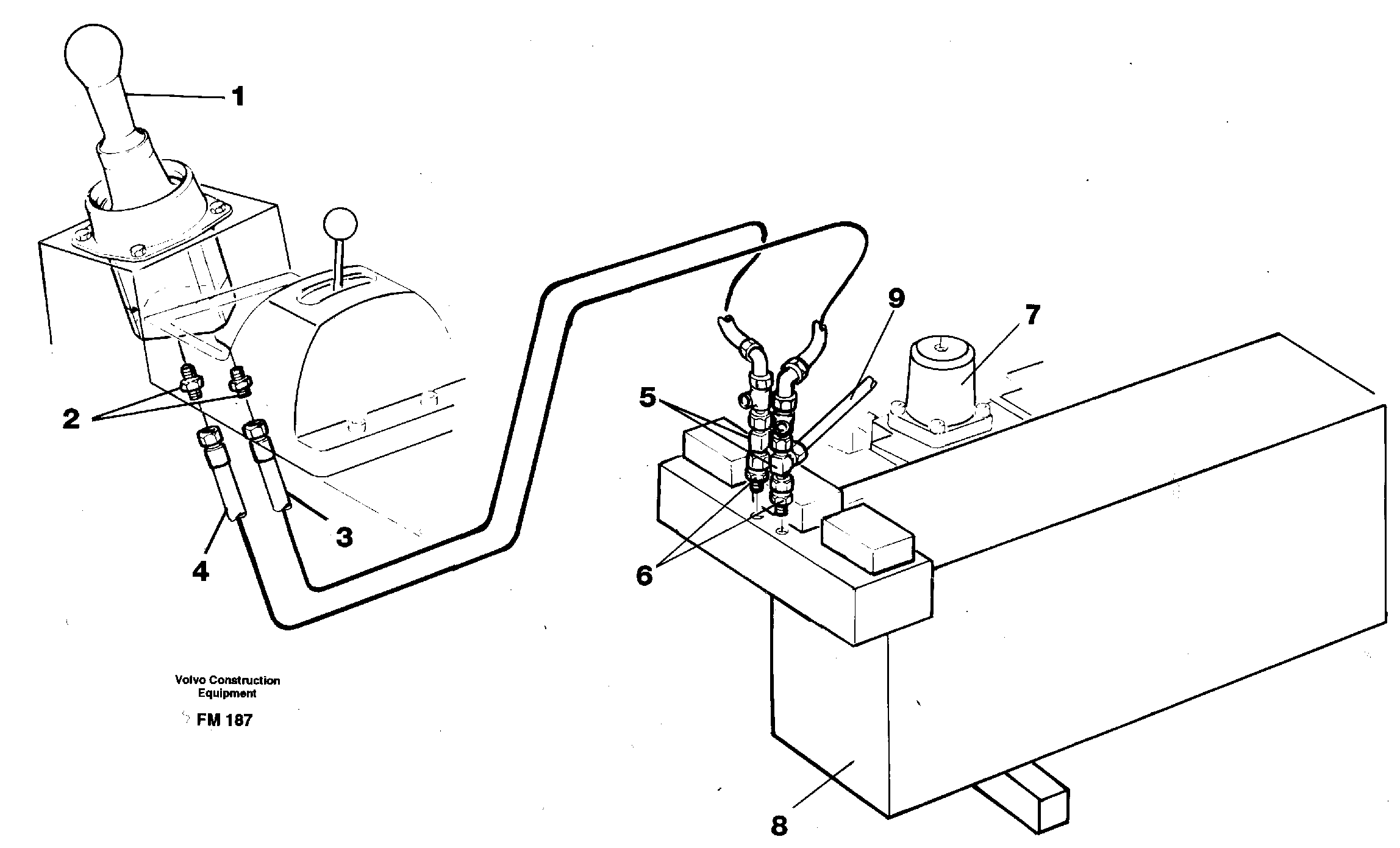 Схема запчастей Volvo EC650 - 26793 Servo hydraulics, bucket EC650 ?KERMAN ?KERMAN EC650 SER NO - 538