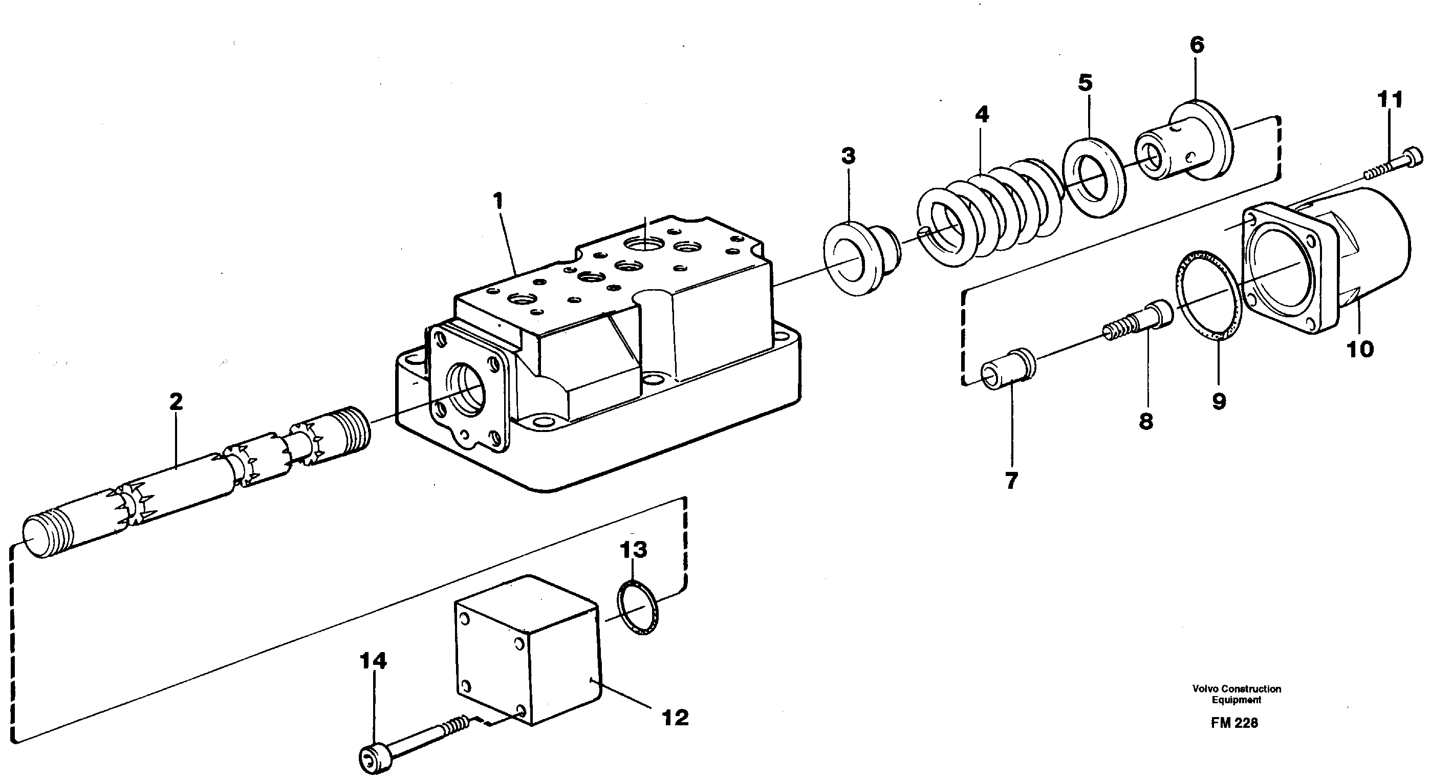 Схема запчастей Volvo EC650 - 99732 Four-way valve, rotating equipment EC650 ?KERMAN ?KERMAN EC650 SER NO - 538