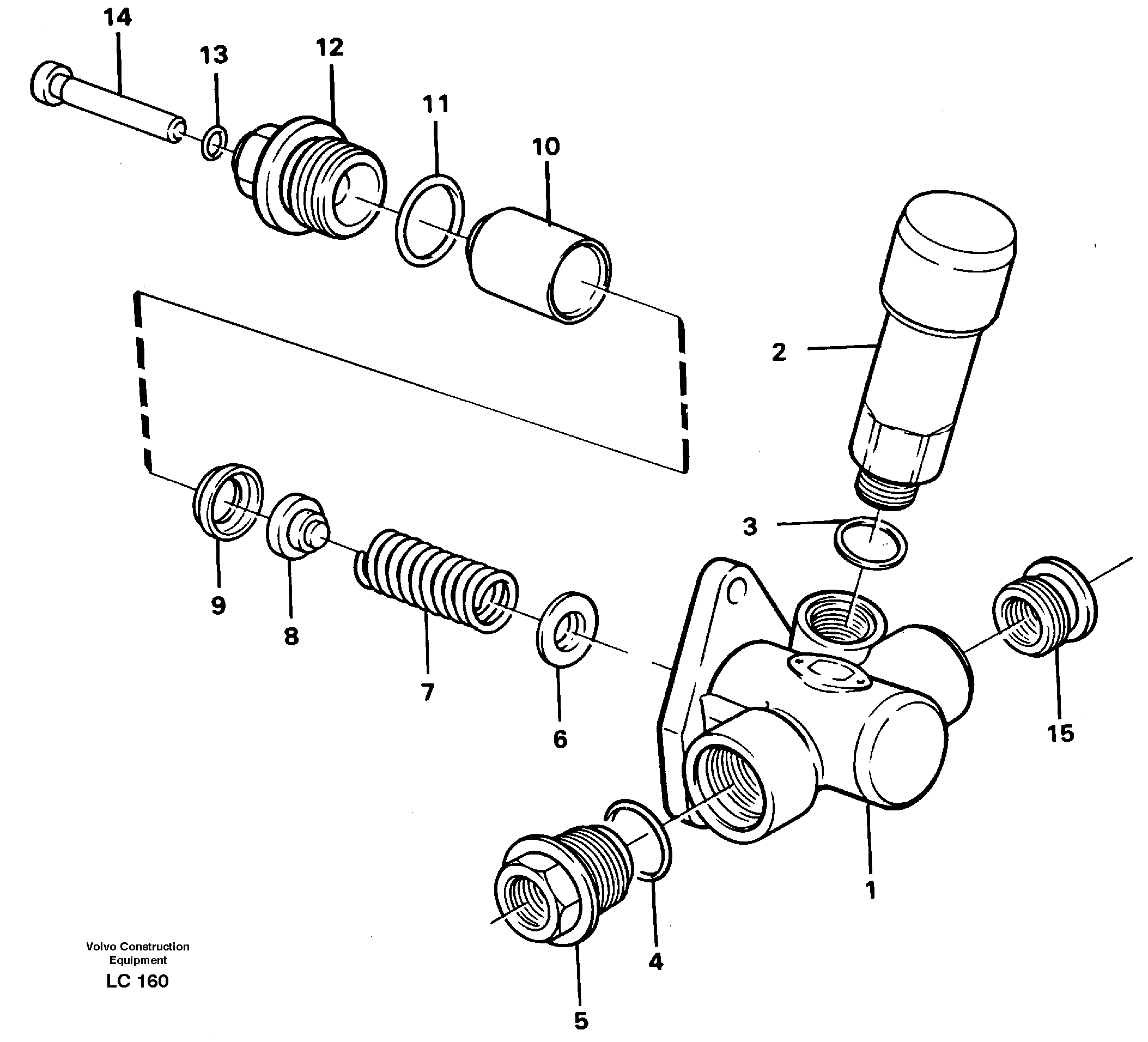 Схема запчастей Volvo EC650 - 94169 Feed pump EC650 SER NO 539-618