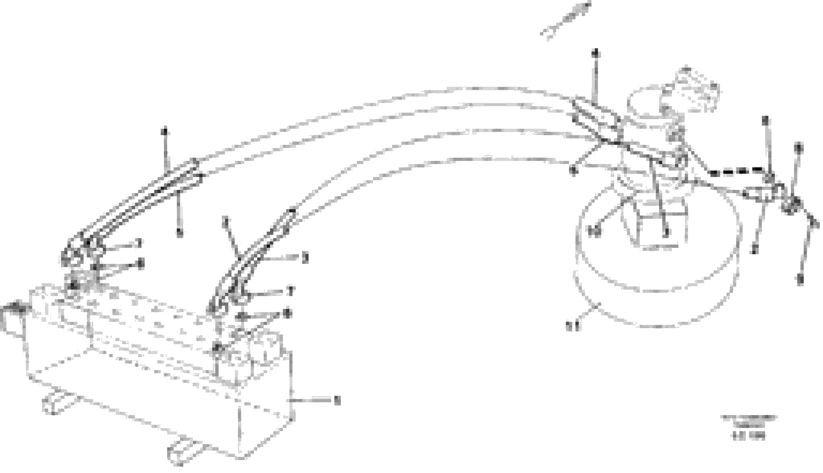 Схема запчастей Volvo EC650 - 25502 Hydraulic system, travel EC650 SER NO 539-618