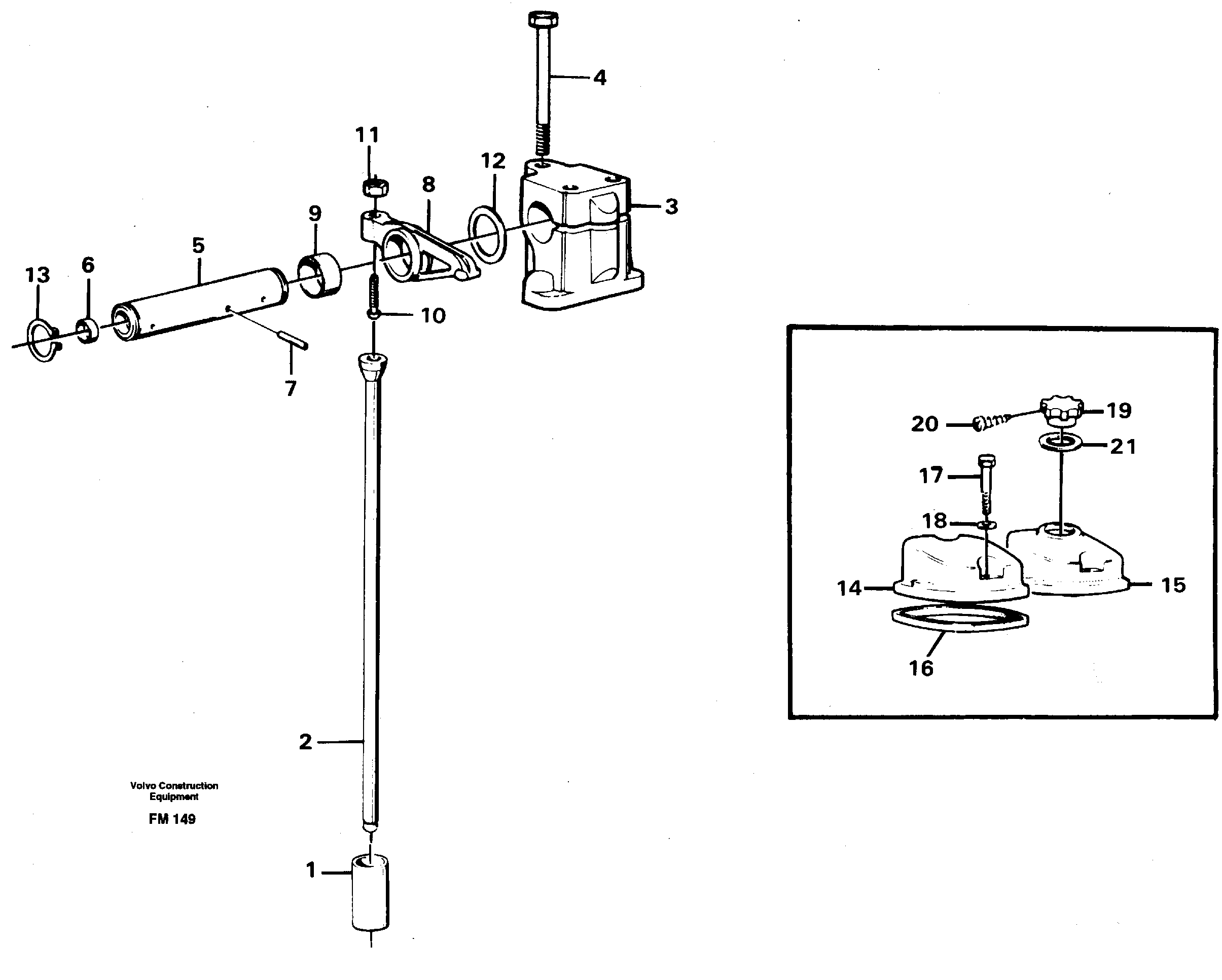 Схема запчастей Volvo EC650 - 35731 Valve mechanism EC650 ?KERMAN ?KERMAN EC650 SER NO - 538