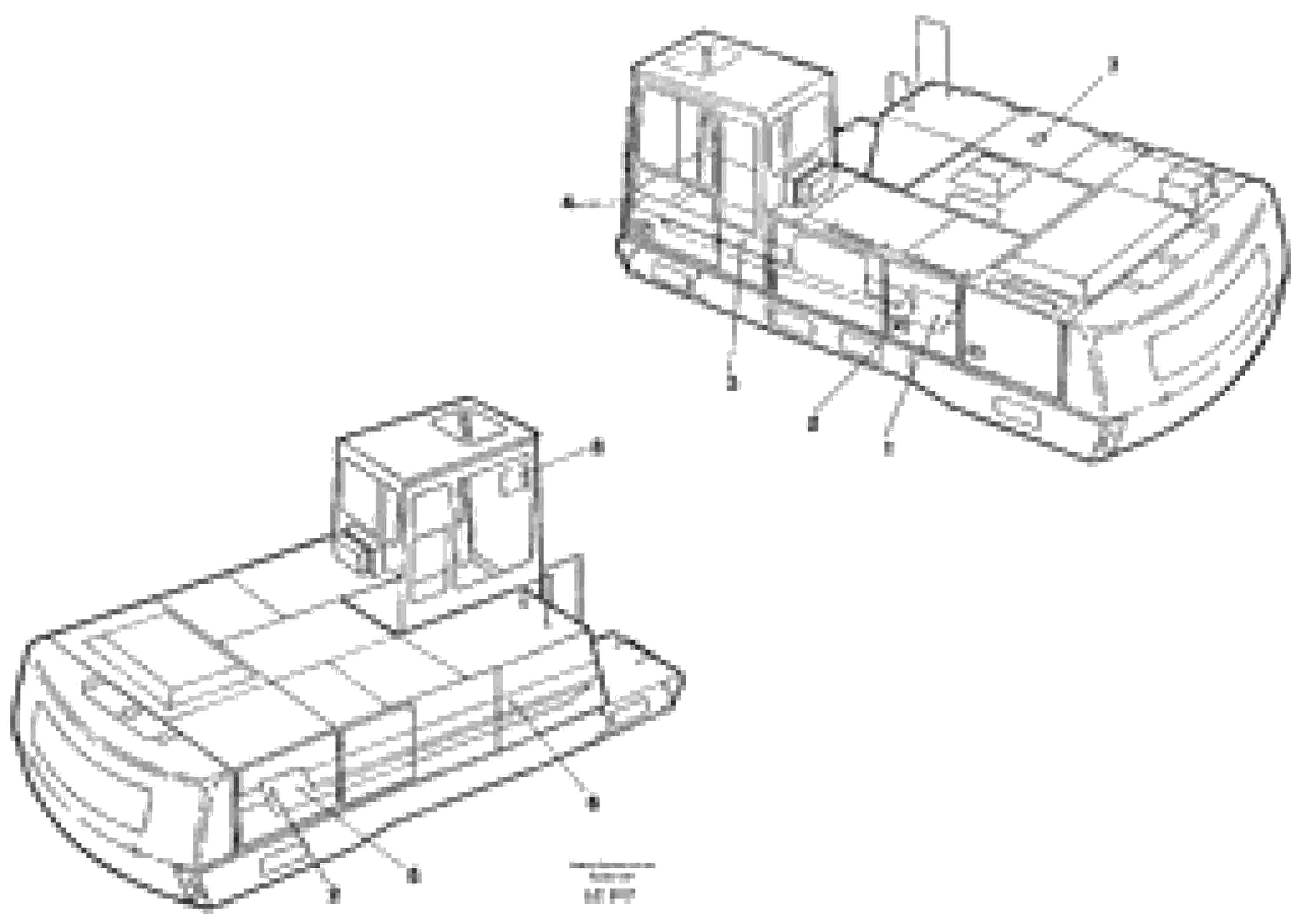 Схема запчастей Volvo EC650 - 25804 Stripes, outer location EC650 SER NO 539-618