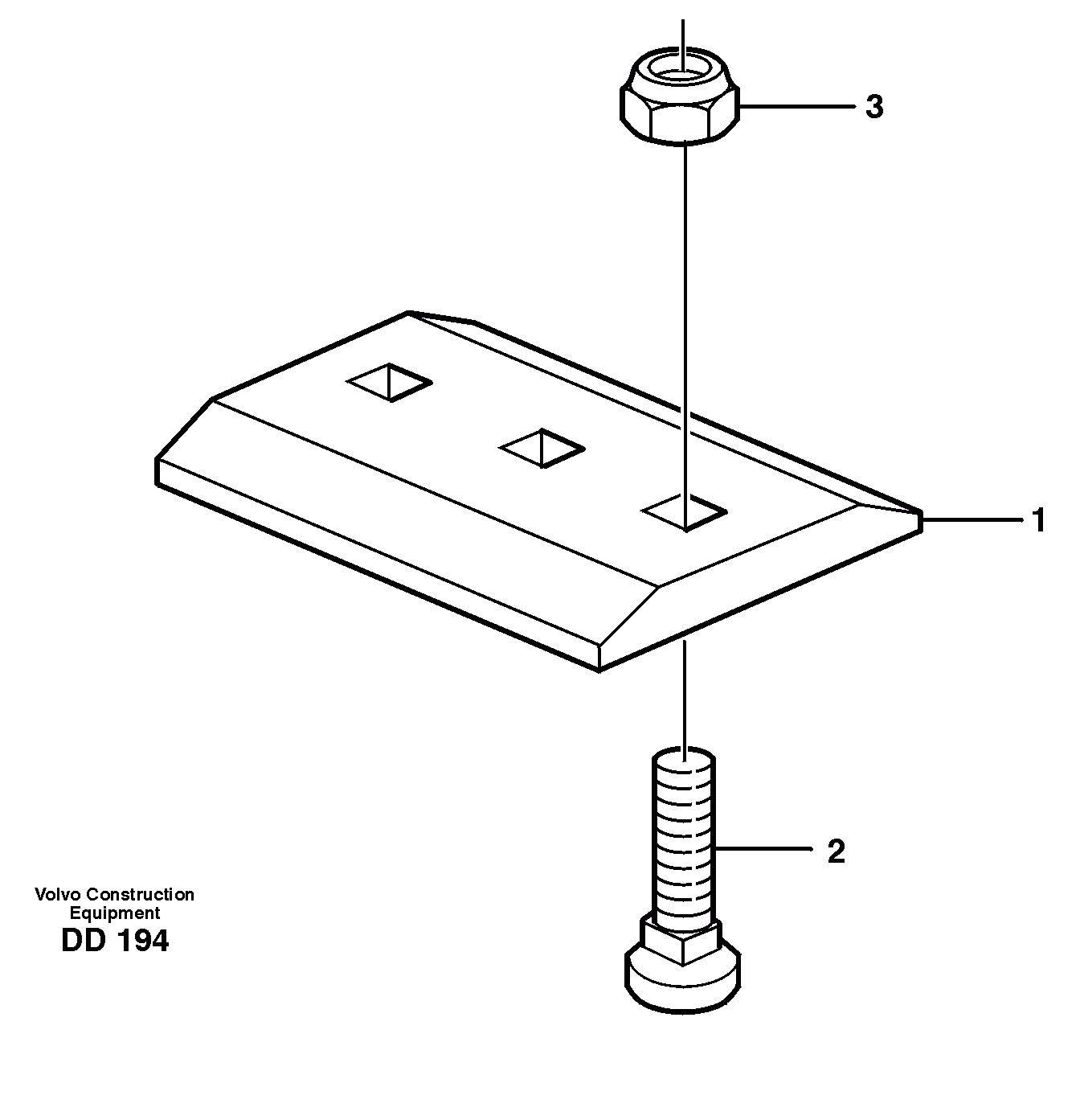 Схема запчастей Volvo EC650 - 39394 Segment ATTACHMENTS ATTACHMENTS BUCKETS