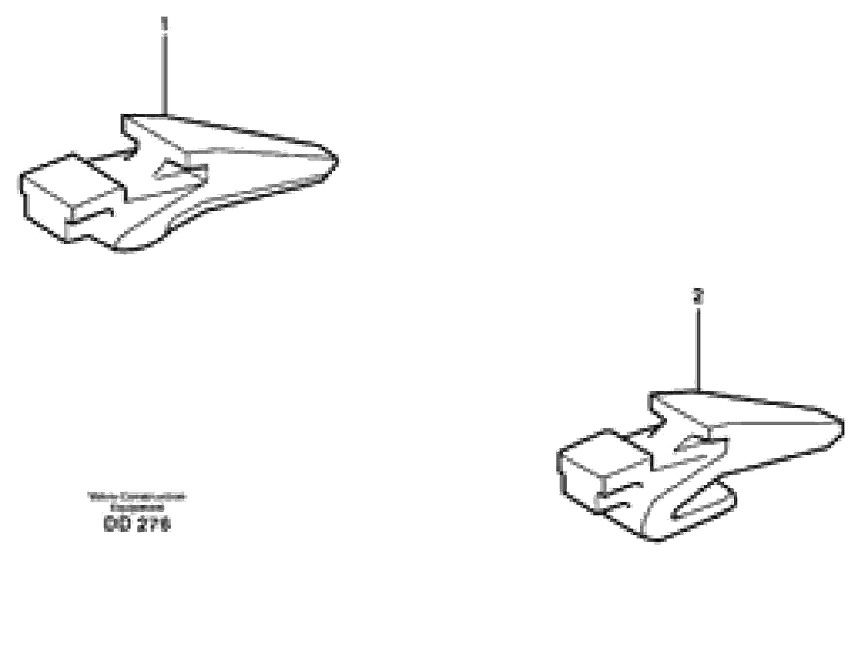 Схема запчастей Volvo EC650 - 36570 Adapter kit ATTACHMENTS ATTACHMENTS BUCKETS