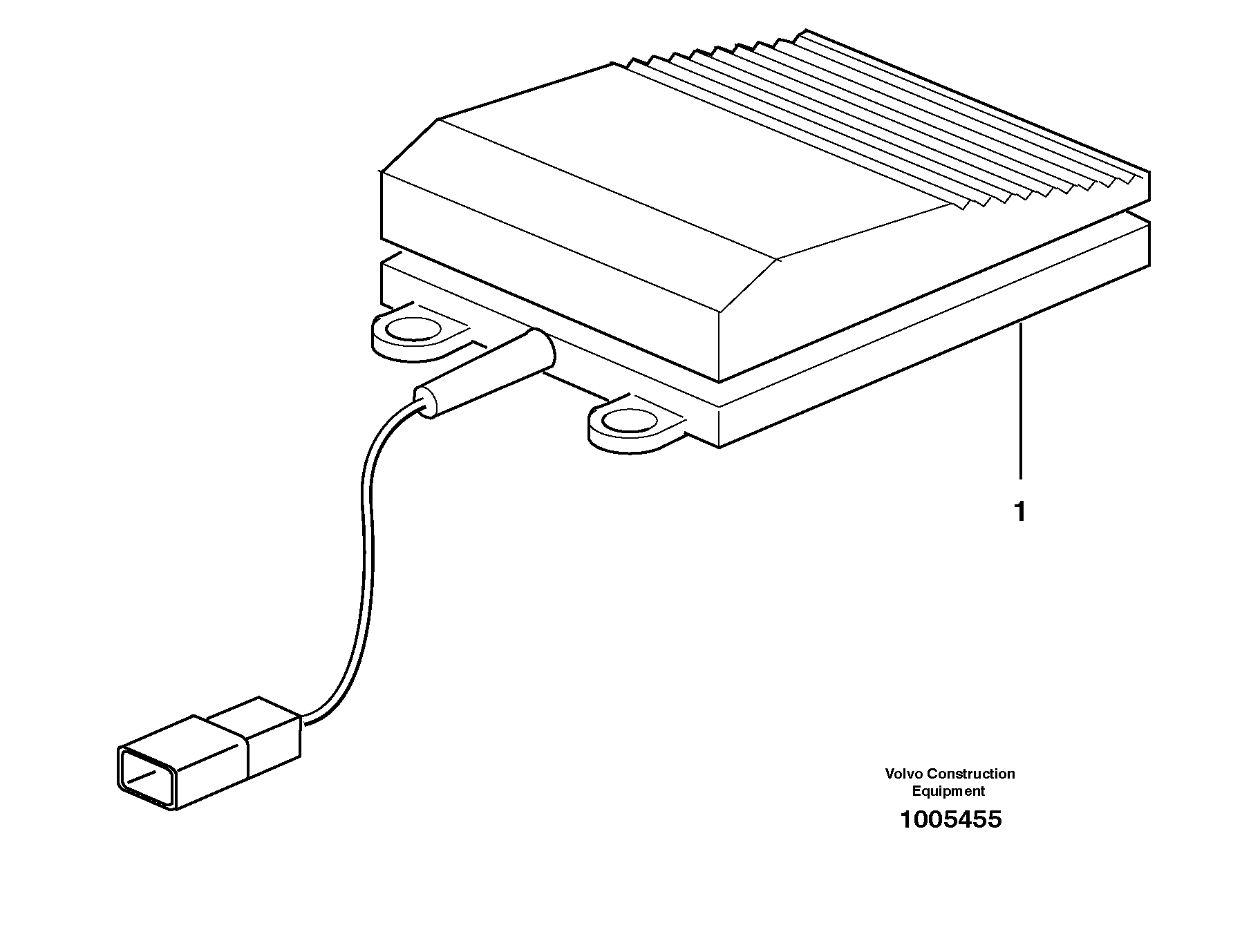 Схема запчастей Volvo EW160B - 24794 Foot switch, hammer hydraulics EW160B