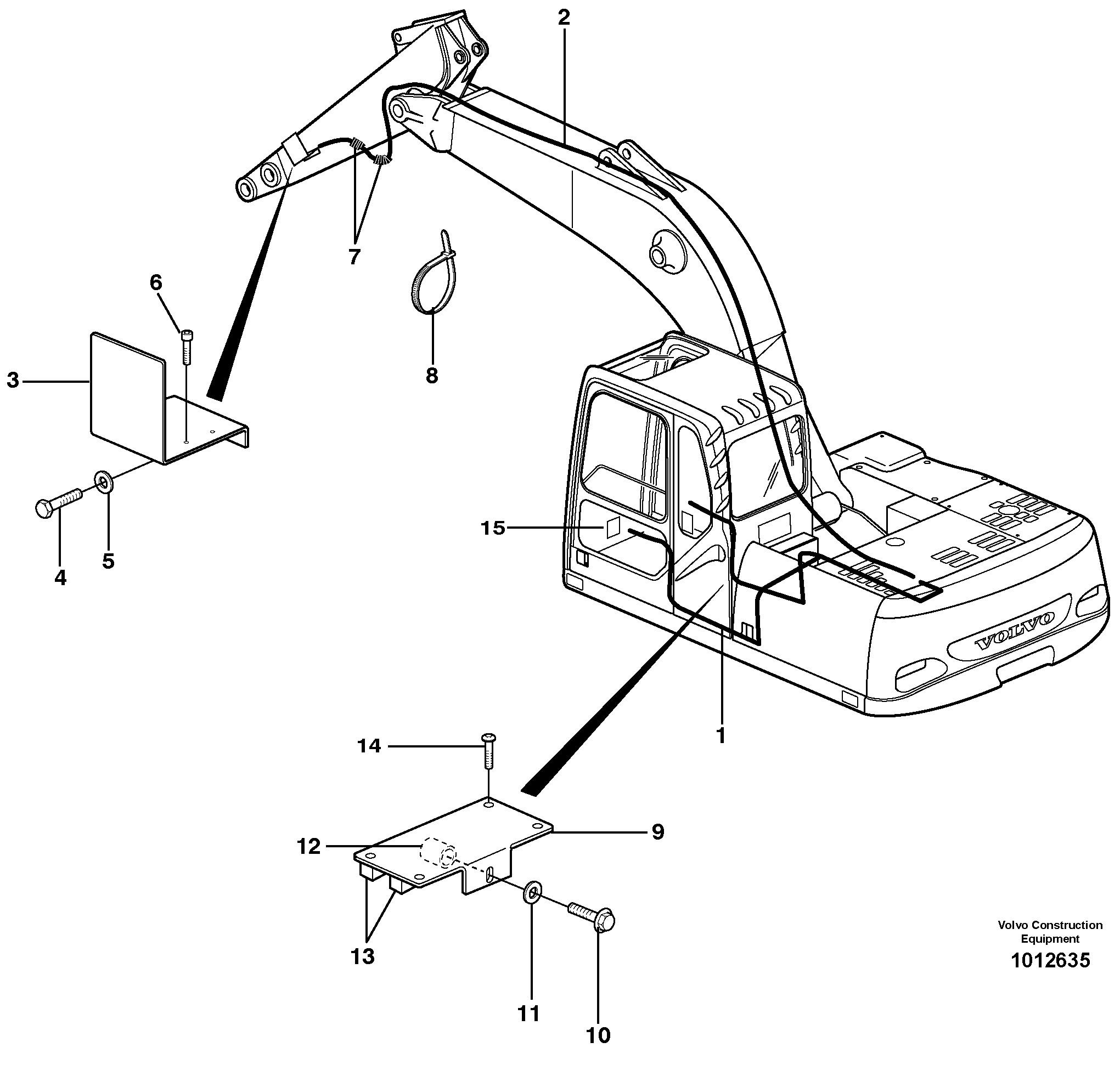 Схема запчастей Volvo EW160B - 49517 Rototilt EW160B