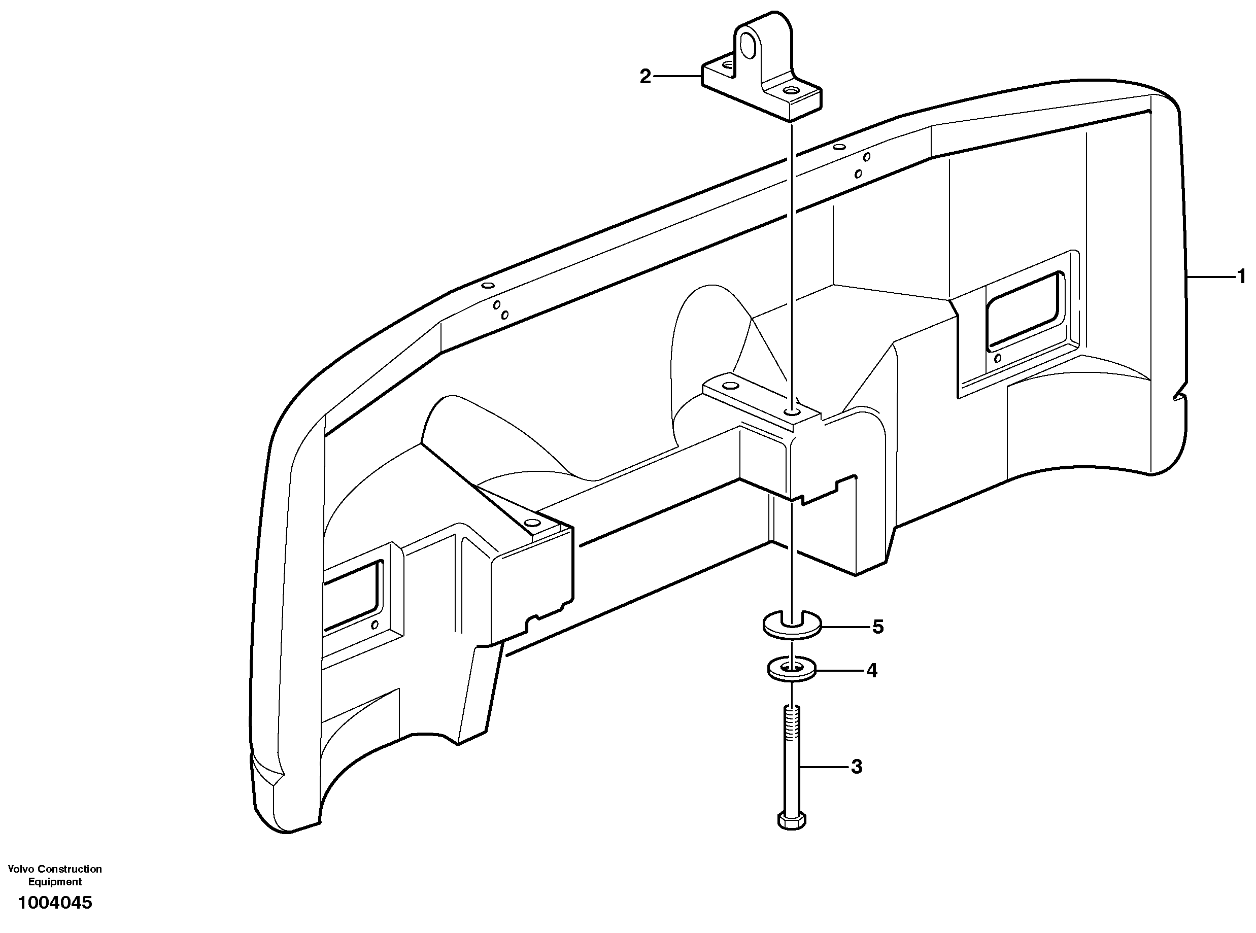 Схема запчастей Volvo EW160B - 21144 Противовесы EW160B