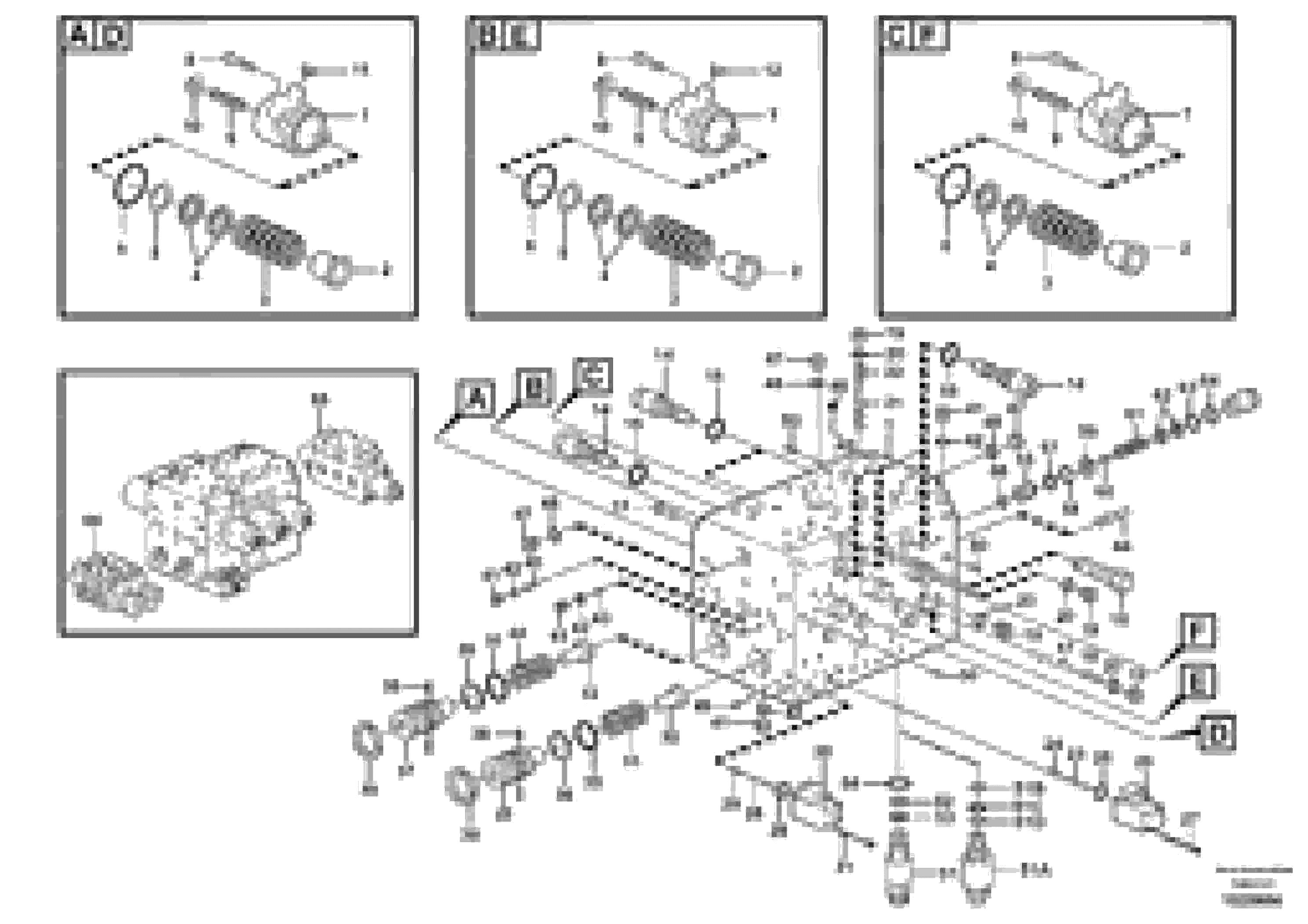 Схема запчастей Volvo EW160B - 91596 Main valve assembly, assembly block EW160B