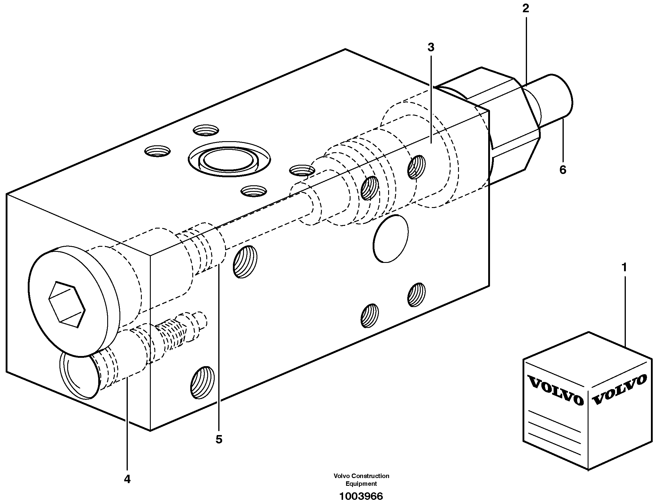 Схема запчастей Volvo EW160B - 94180 Safety valve EW160B