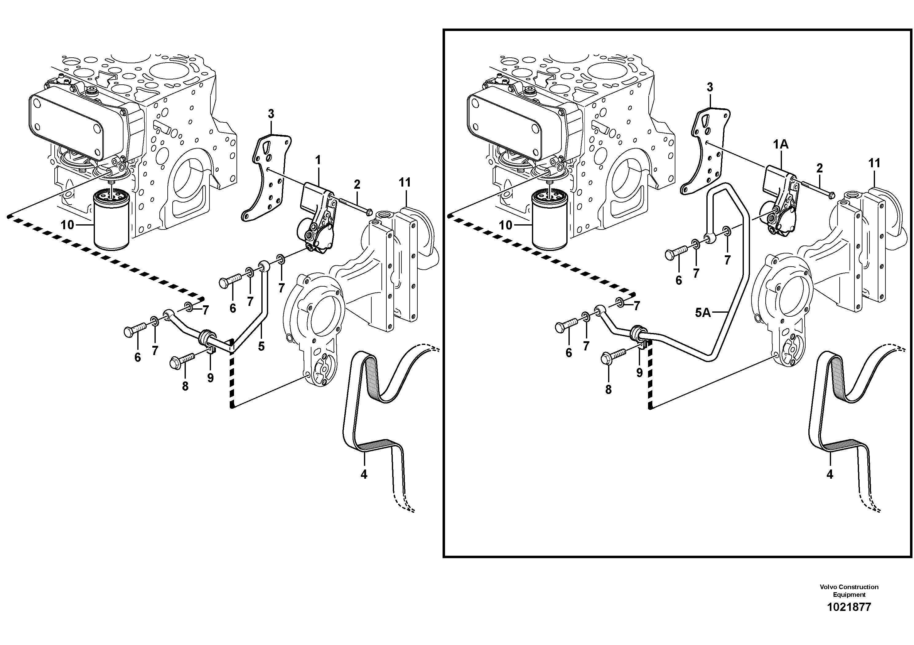 Схема запчастей Volvo EW160B - 86242 Fuel pump EW160B