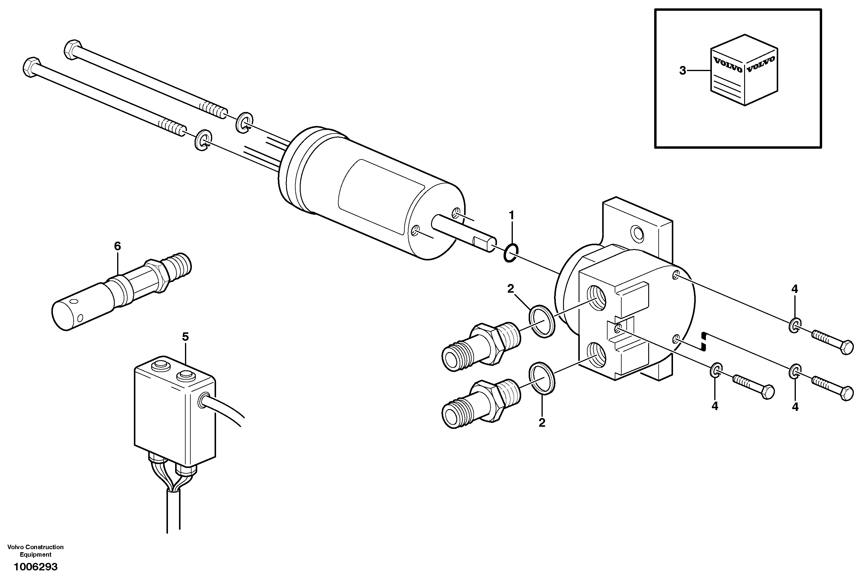 Схема запчастей Volvo EW160B - 18650 Fuel pump EW160B