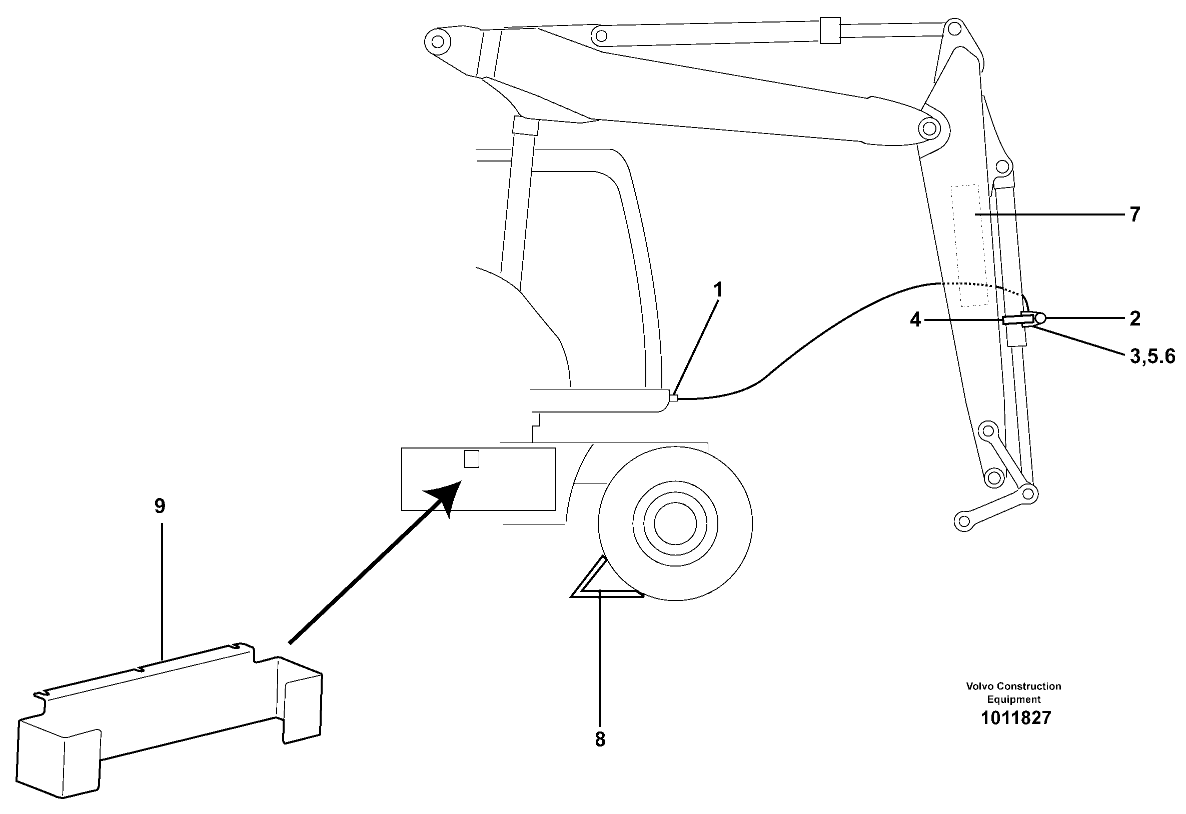 Схема запчастей Volvo EW160B - 40023 German version EW160B
