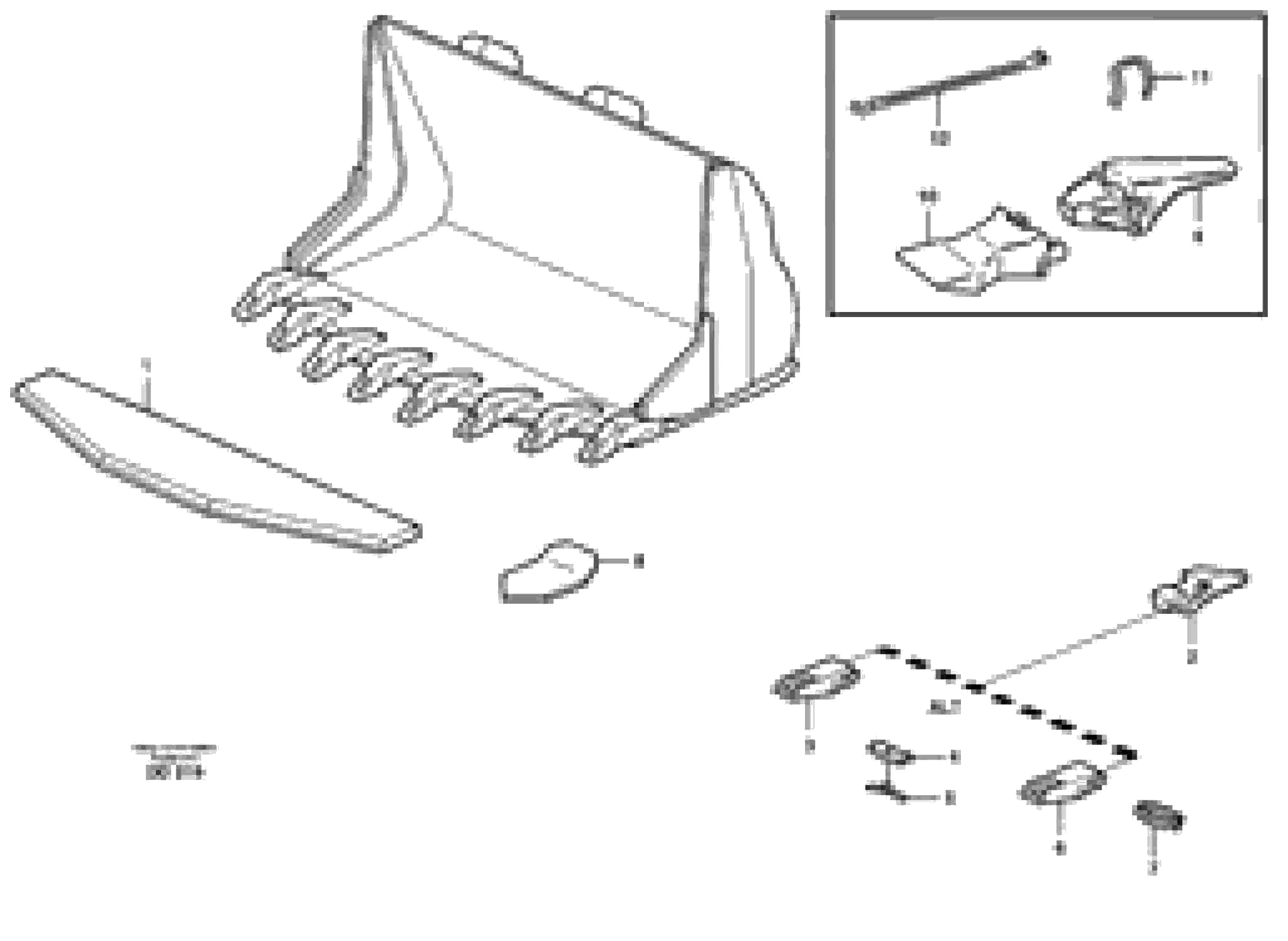 Схема запчастей Volvo EW180B - 27730 Bucket, truncated vec lip with teeth ATTACHMENTS ATTACHMENTS BUCKETS