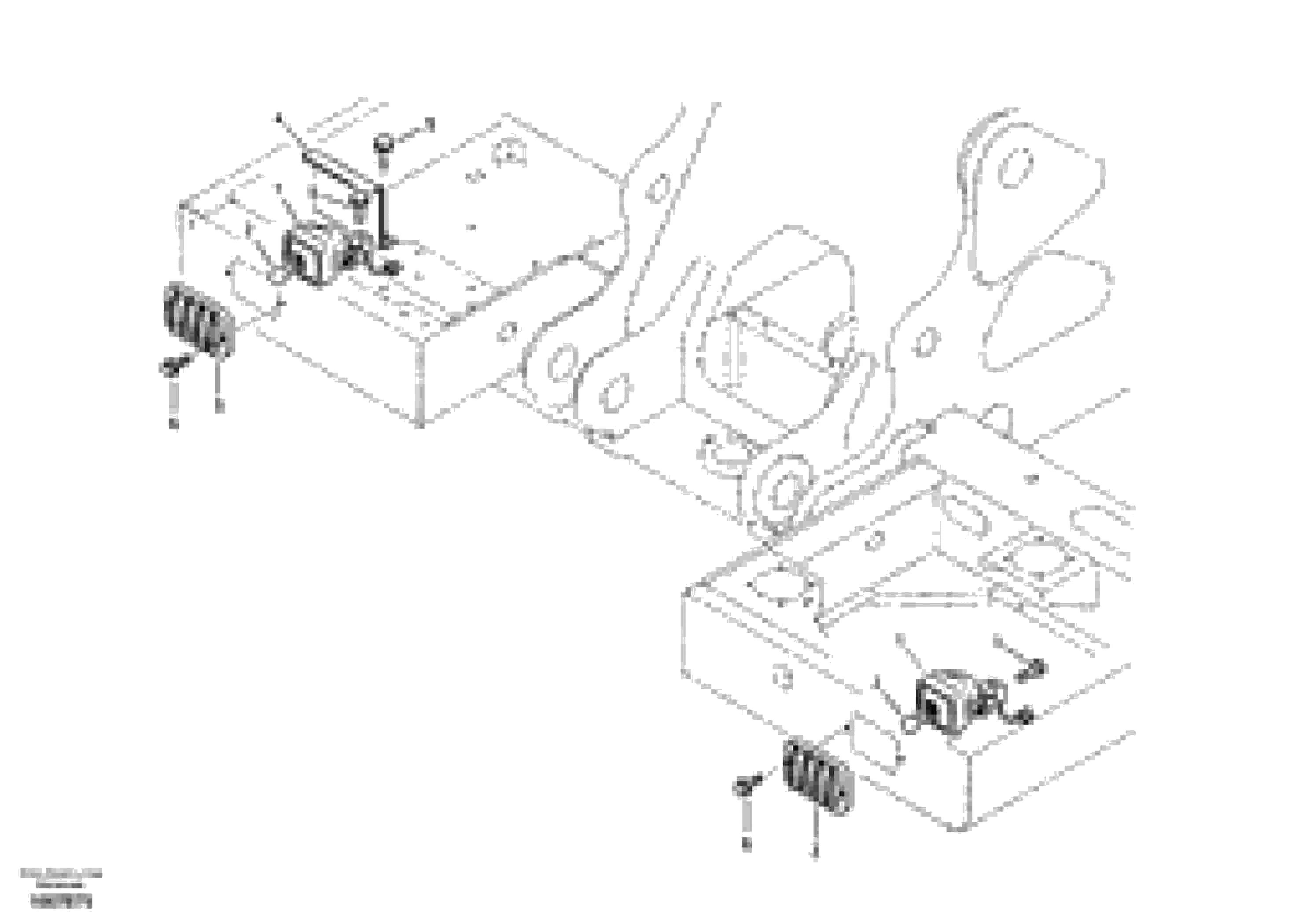 Схема запчастей Volvo EC330B - 17725 Lighting, front EC330B SER NO INT 10713- EU&NA 80001-