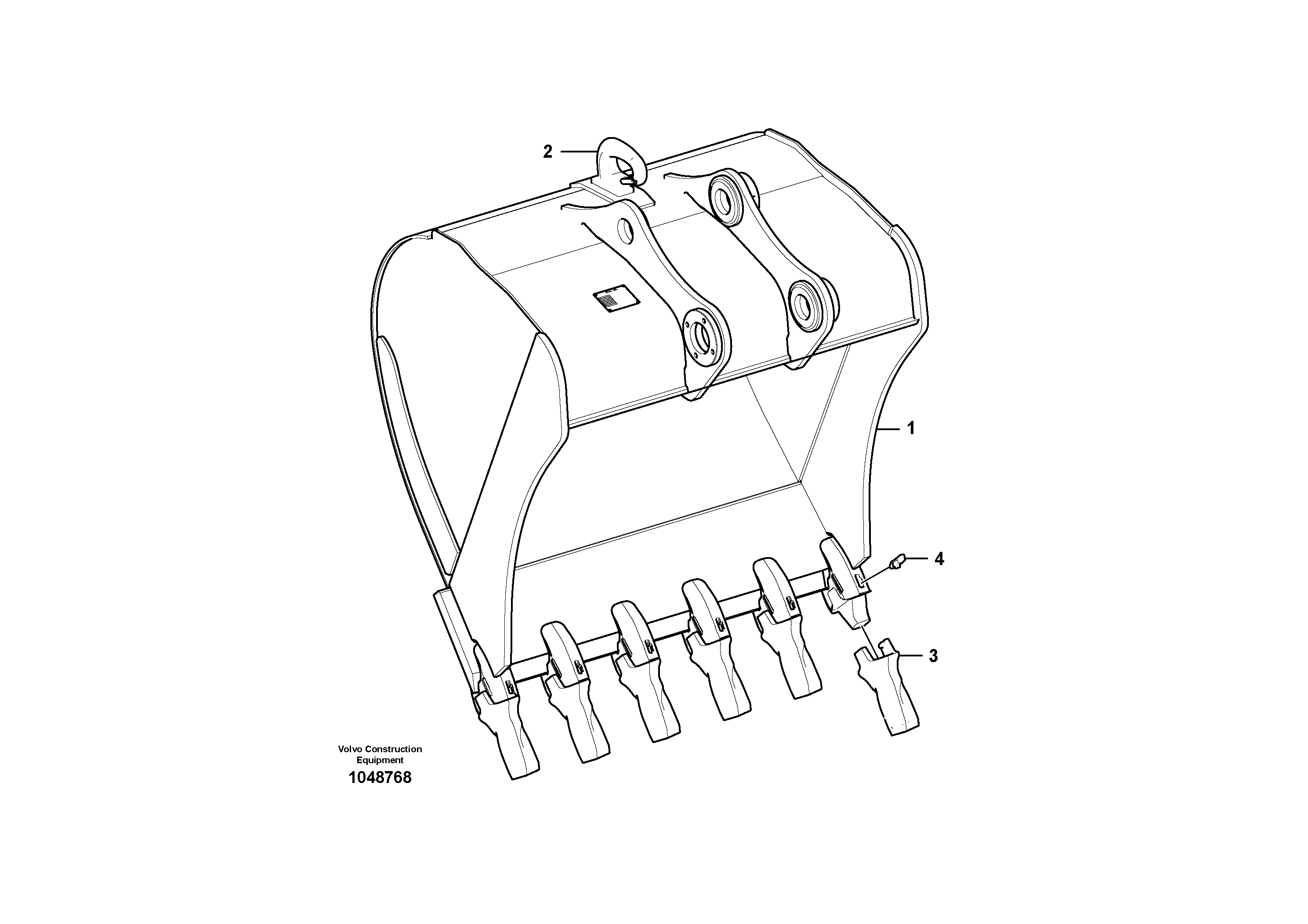 Схема запчастей Volvo EC330B - 58066 Ковш EC330B PRIME S/N 15001-