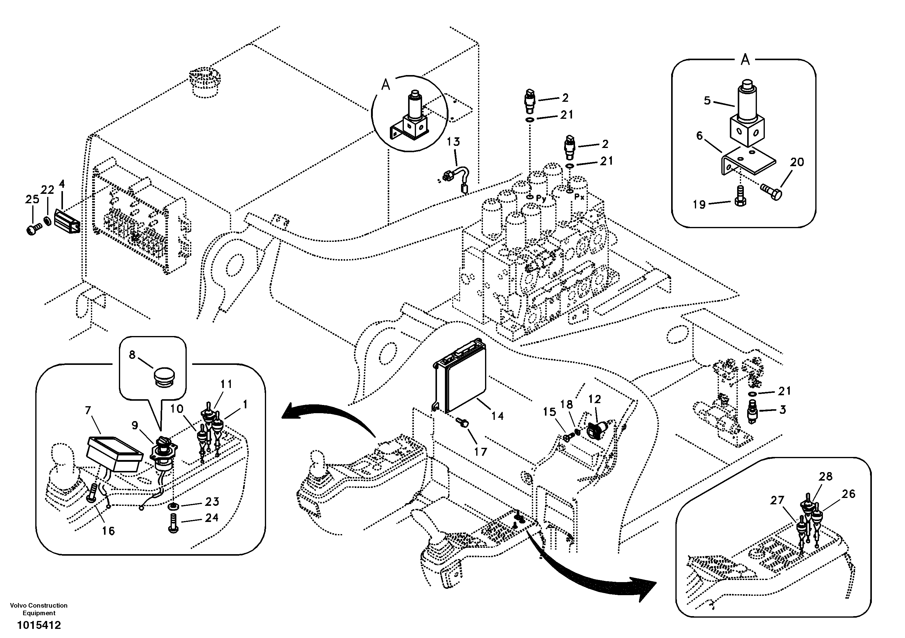 Схема запчастей Volvo EC330B - 101893 Electronic unit EC330B