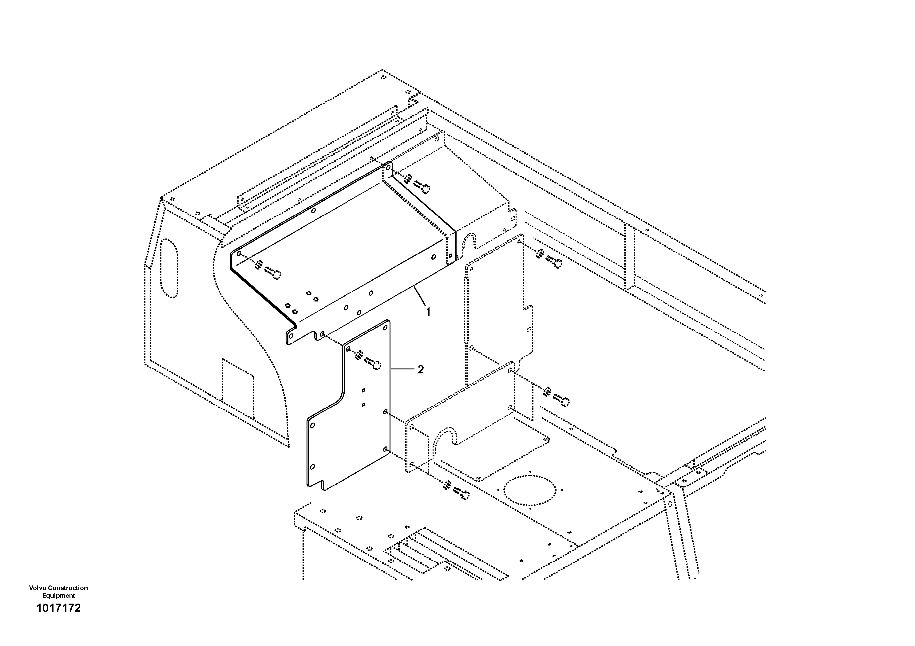 Схема запчастей Volvo EC330B - 35560 Cover, main pump EC330B