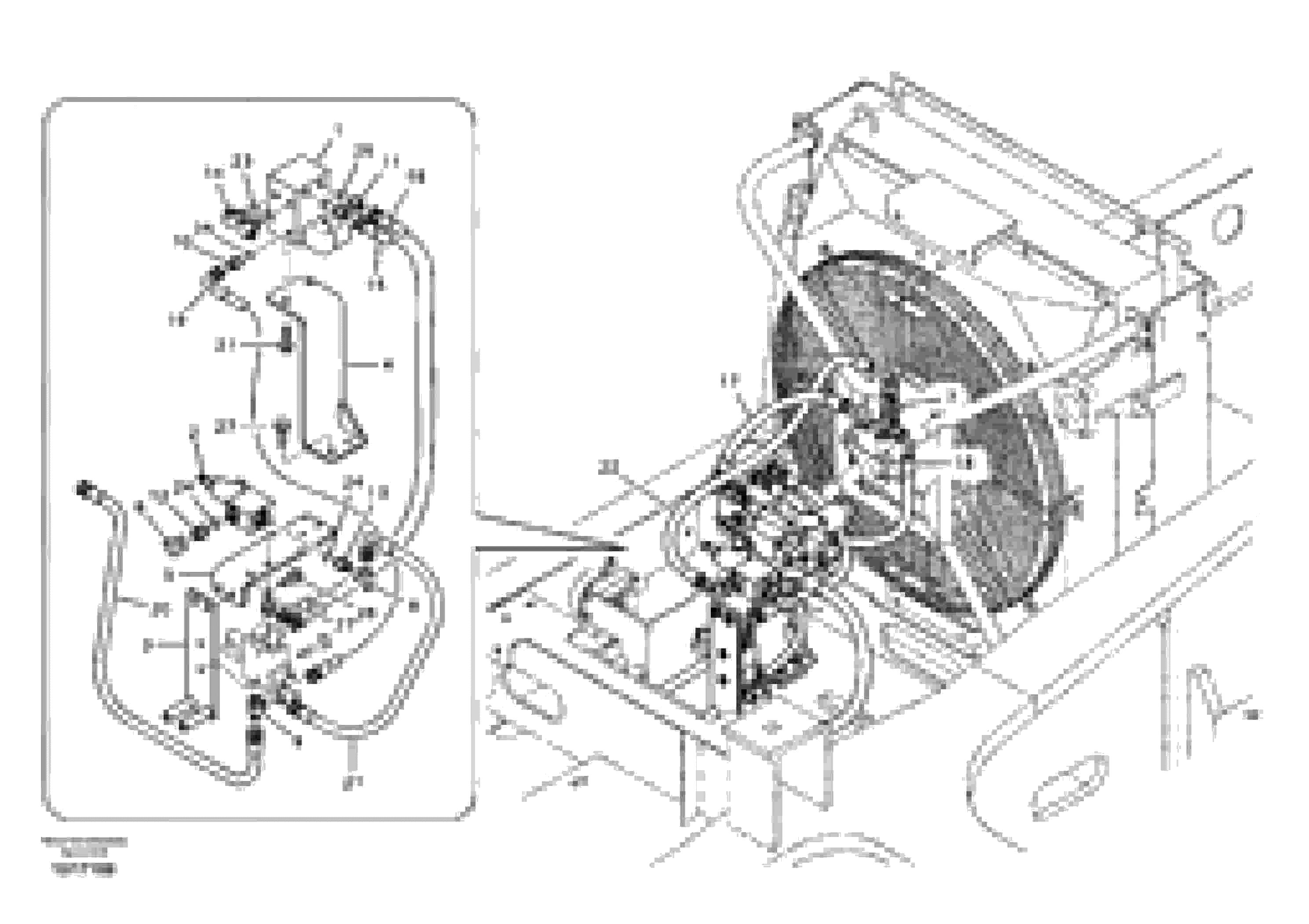 Схема запчастей Volvo EC330B - 45496 Reversible fan EC330B