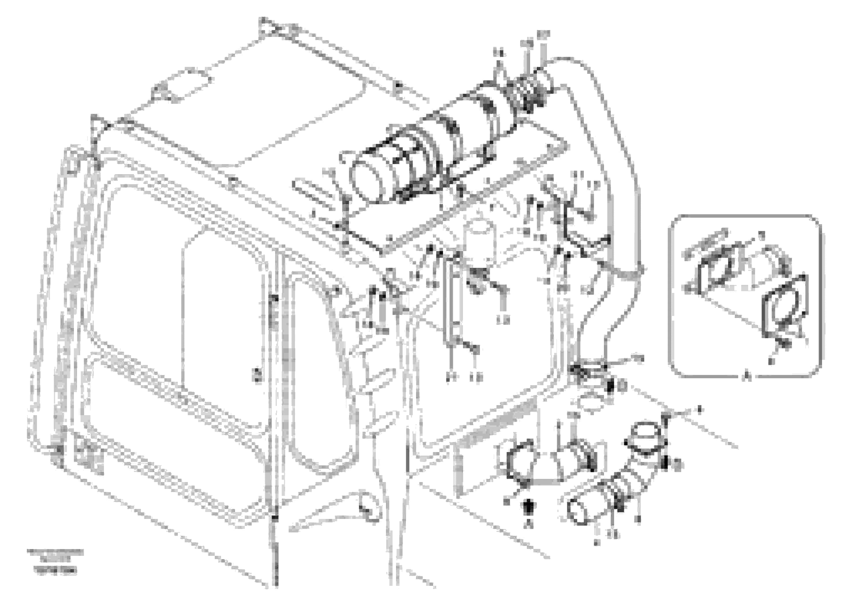Схема запчастей Volvo EC330B - 35568 Air filter, mounting EC330B