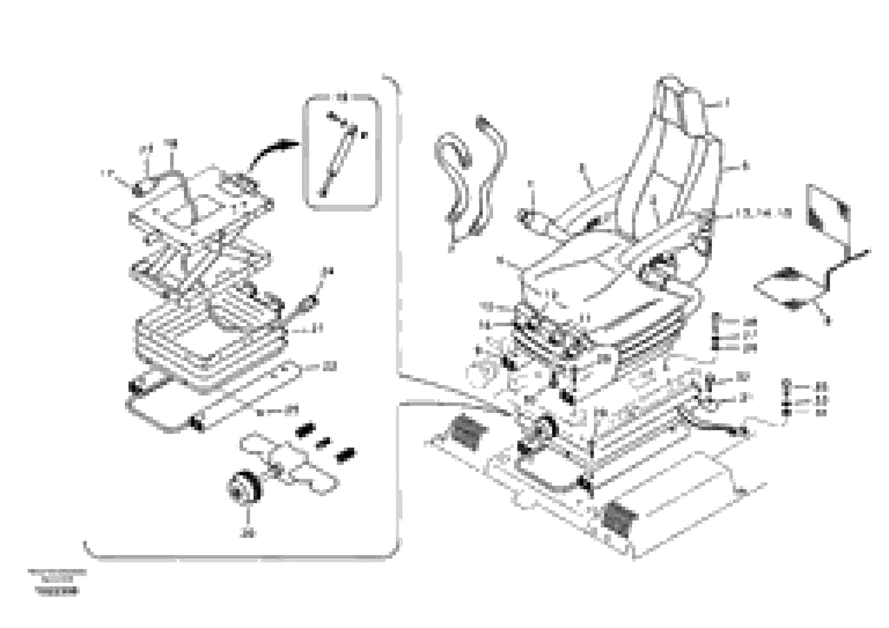 Схема запчастей Volvo EC330B - 66100 Operator seat with fitting parts EC330B PRIME S/N 15001-