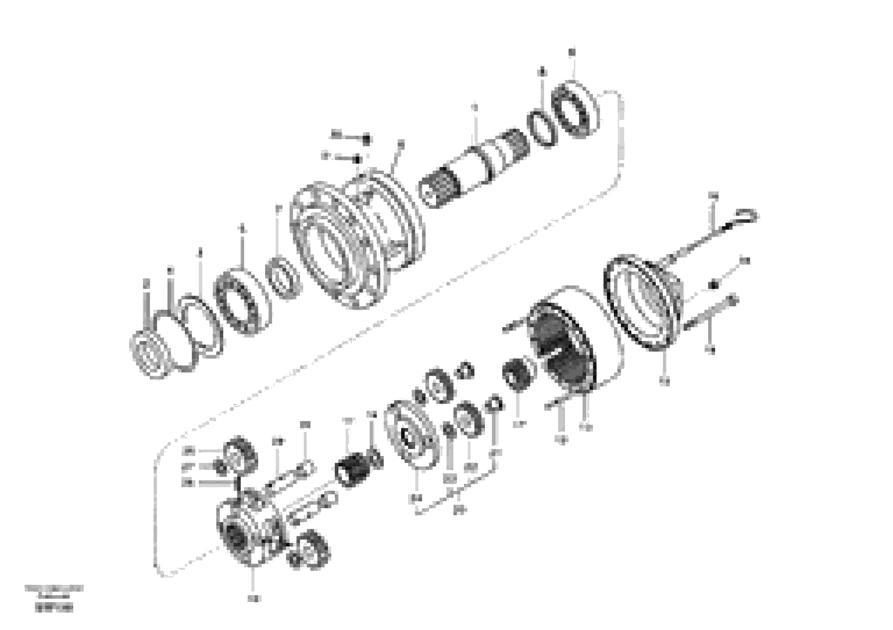 Схема запчастей Volvo EC330B - 96832 Swing gearbox EC330B SER NO INT 10713- EU&NA 80001-