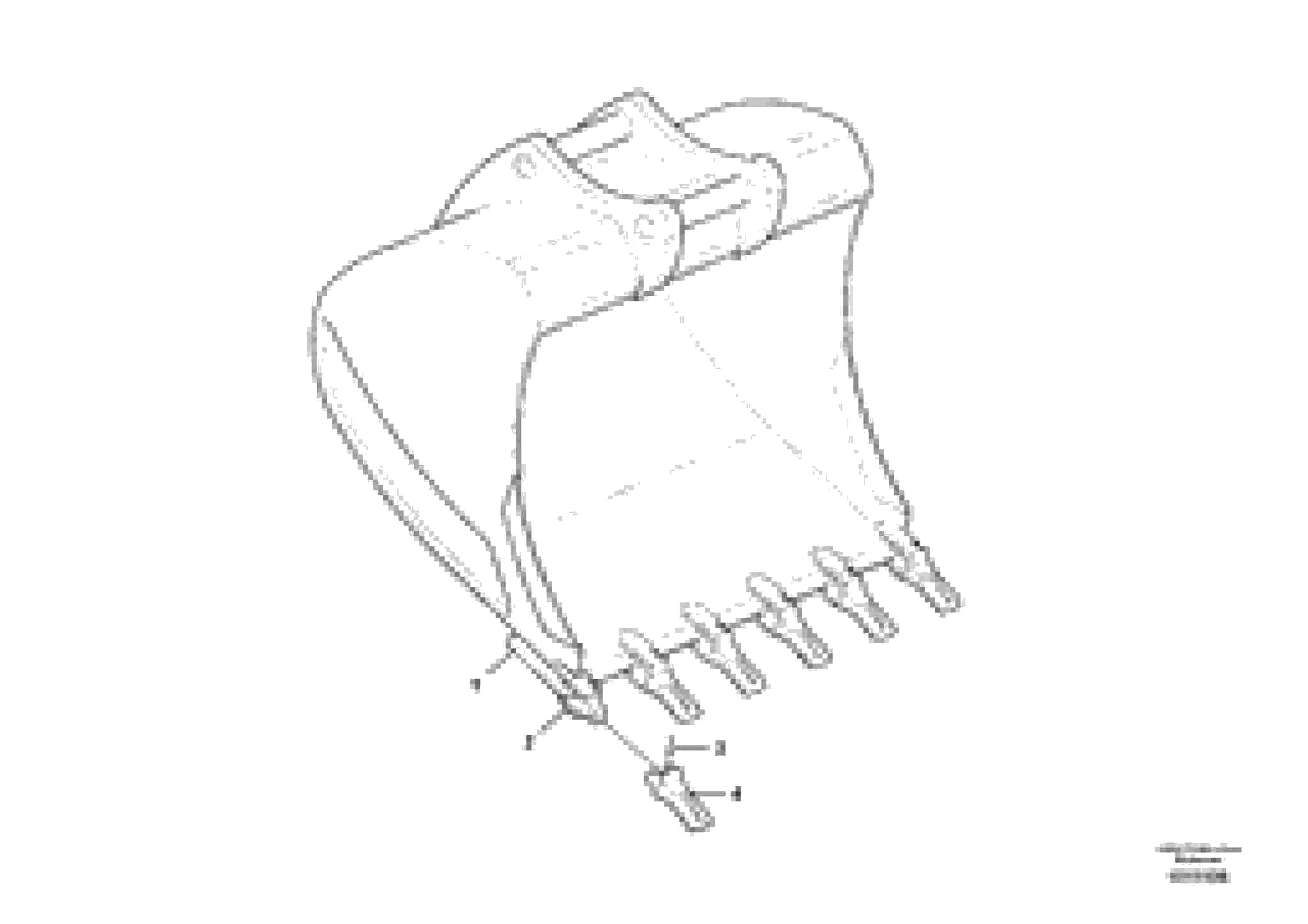 Схема запчастей Volvo EC330B - 25967 Buckets for Quickfit ATTACHMENTS ATTACHMENTS EXCAVATORS BUCKETS&HAMMERS, GEN. B/C