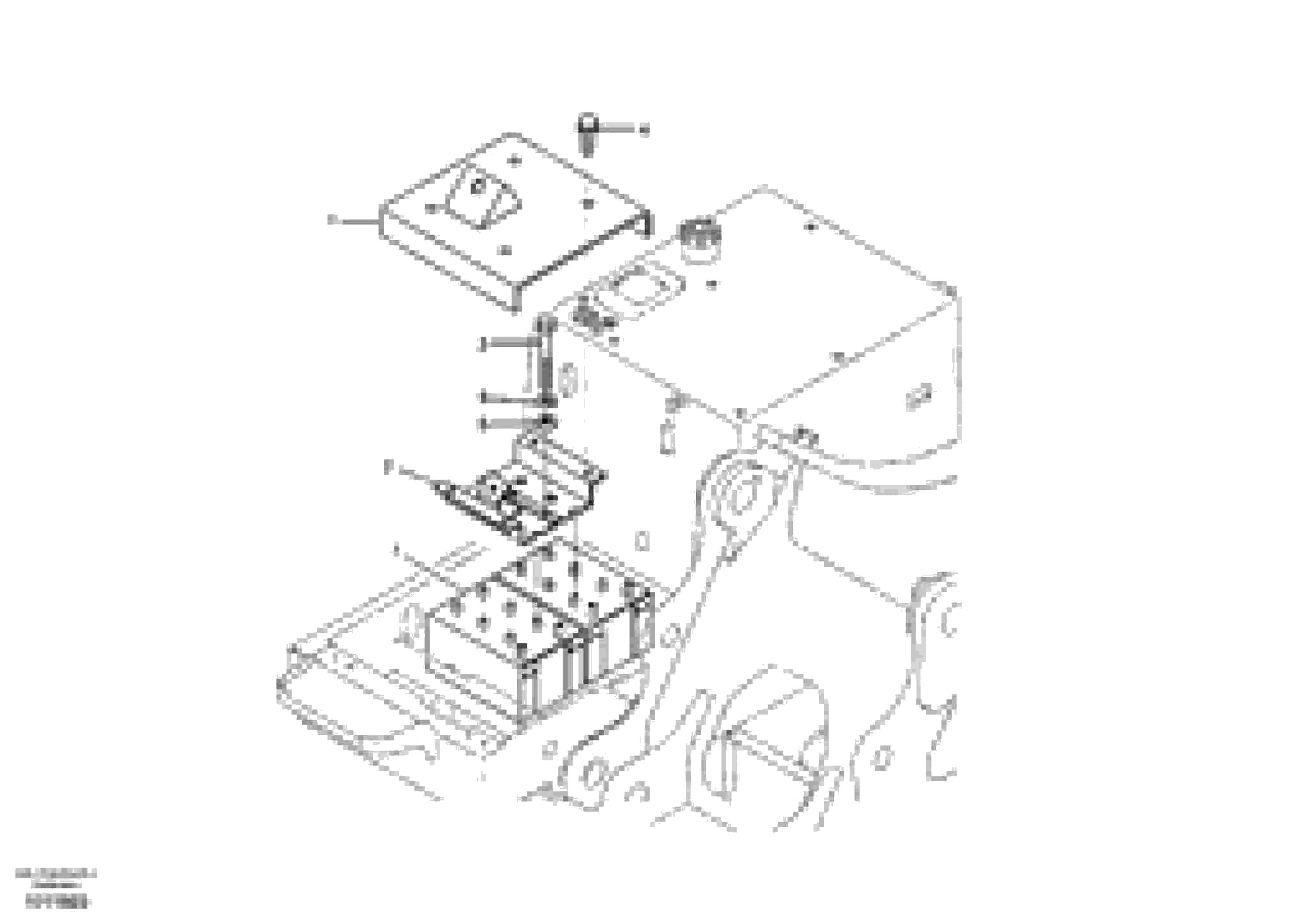 Схема запчастей Volvo EC330B - 43527 Battery with assembling details EC330B