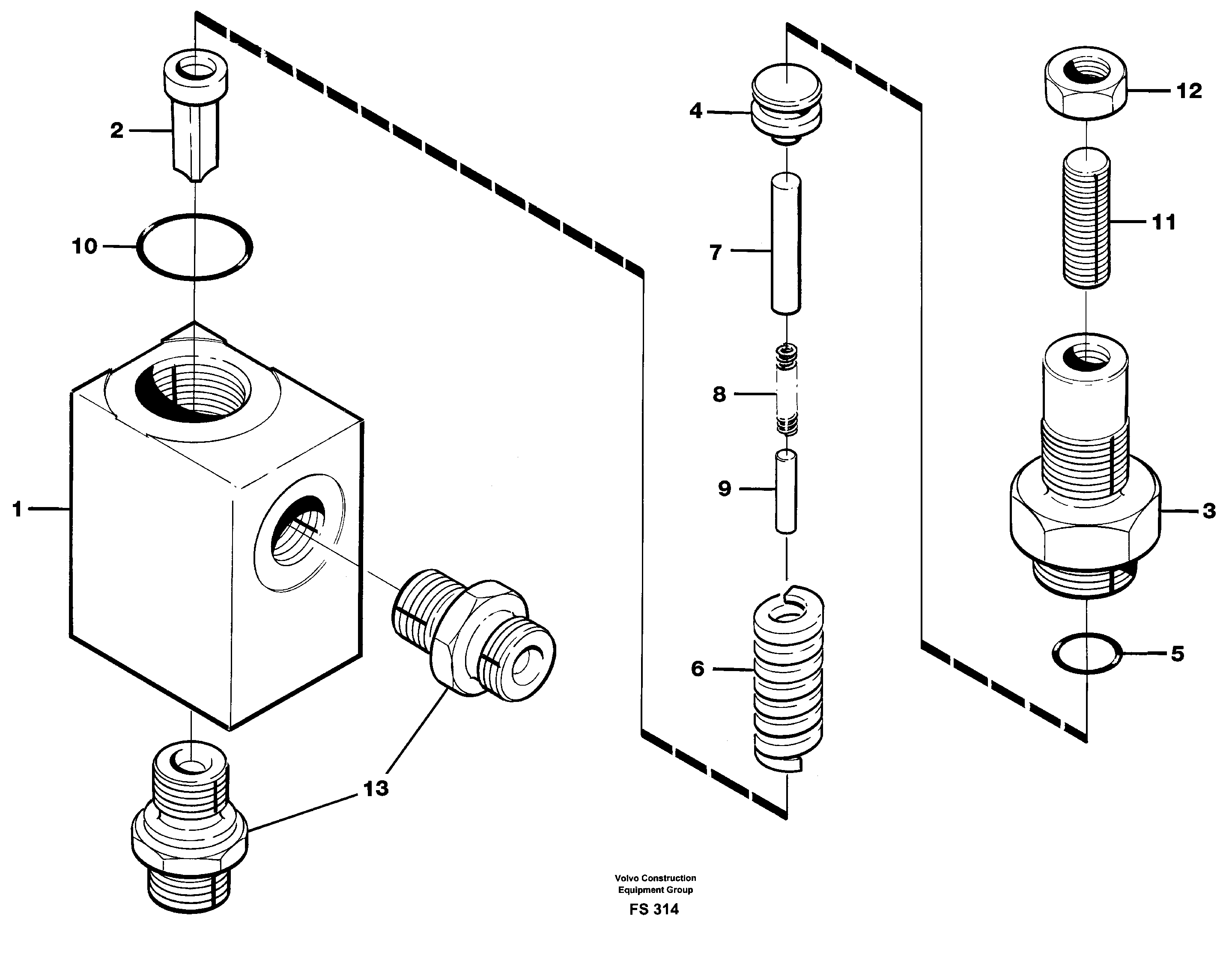 Схема запчастей Volvo EC420 - 50782 Valve, circuit body and return valve EC420 ?KERMAN ?KERMAN EC420 SER NO - 1550