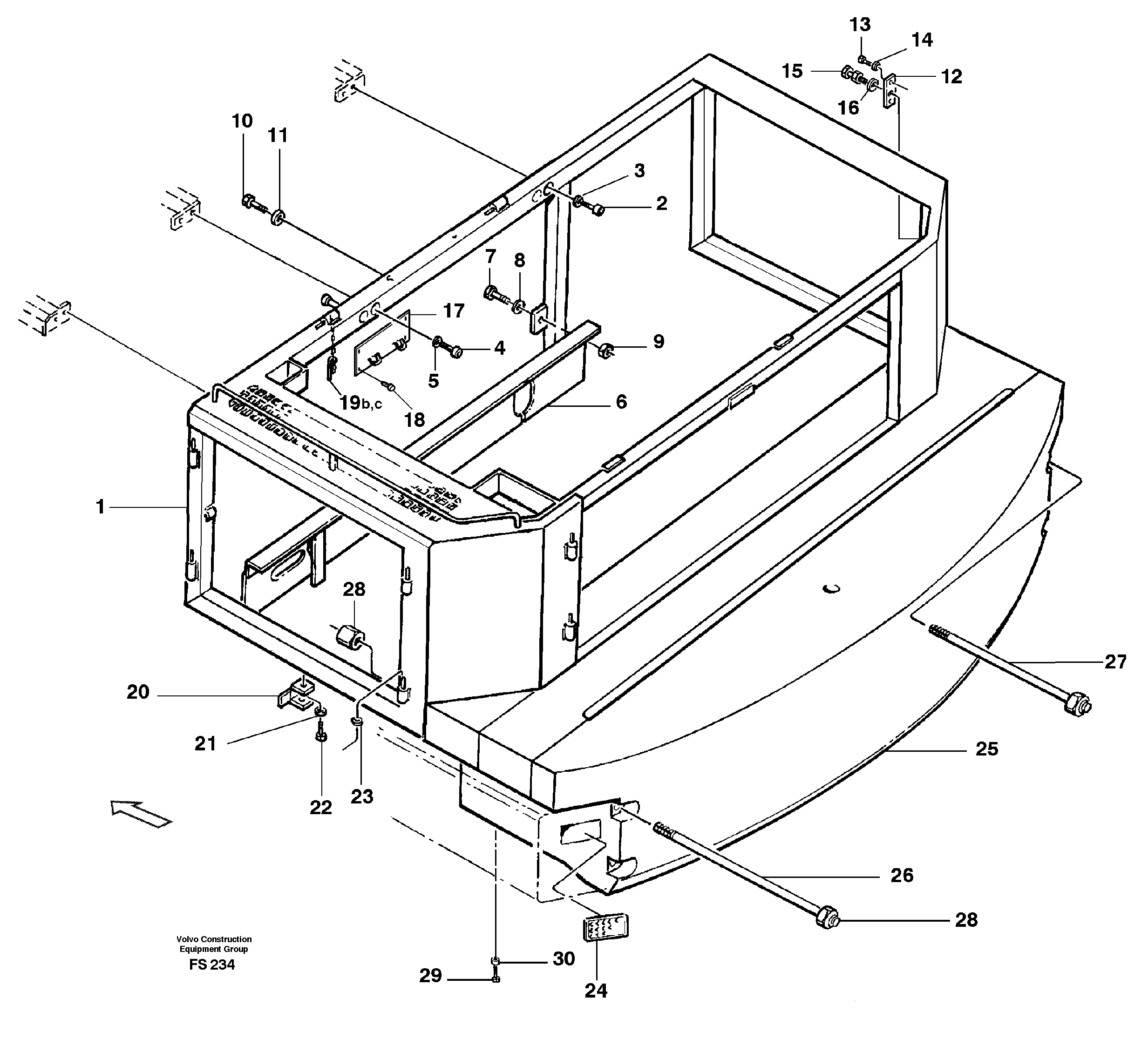 Схема запчастей Volvo EC420 - 50691 Framework,motor and counterweight EC420 ?KERMAN ?KERMAN EC420 SER NO - 1550