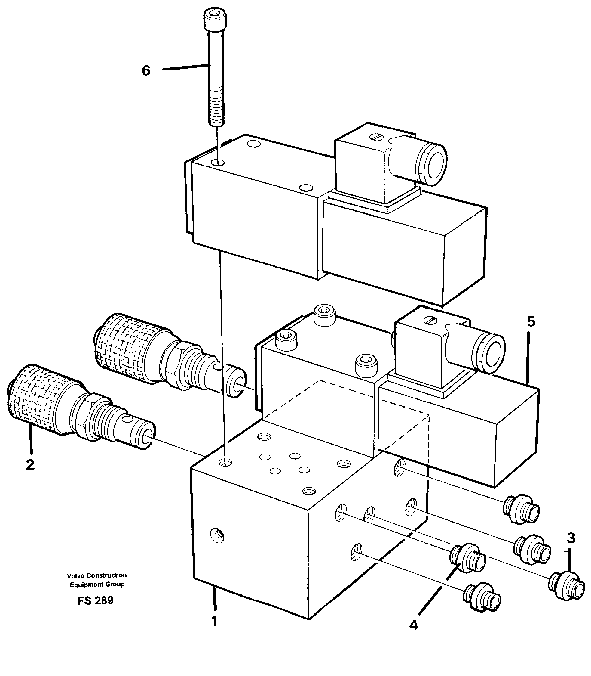 Схема запчастей Volvo EC420 - 48936 Control block for end position damp EC420 ?KERMAN ?KERMAN EC420 SER NO - 1550