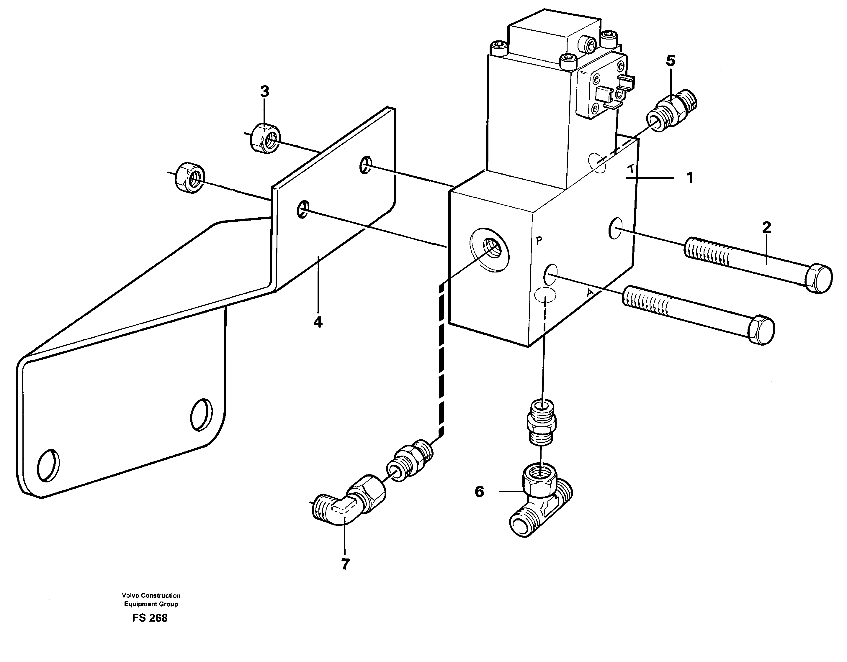 Схема запчастей Volvo EC420 - 50525 Proportional valve EC420 ?KERMAN ?KERMAN EC420 SER NO - 1550