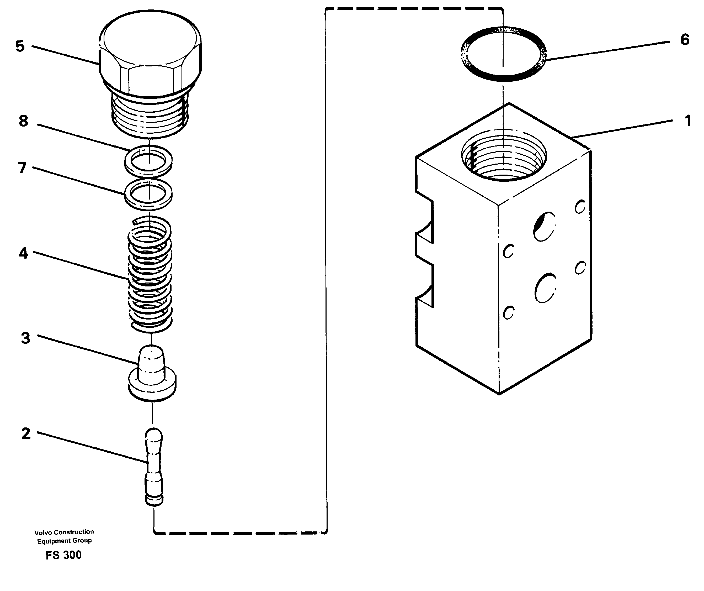 Схема запчастей Volvo EC420 - 48962 Pressure limiting valves EC420 ?KERMAN ?KERMAN EC420 SER NO - 1550