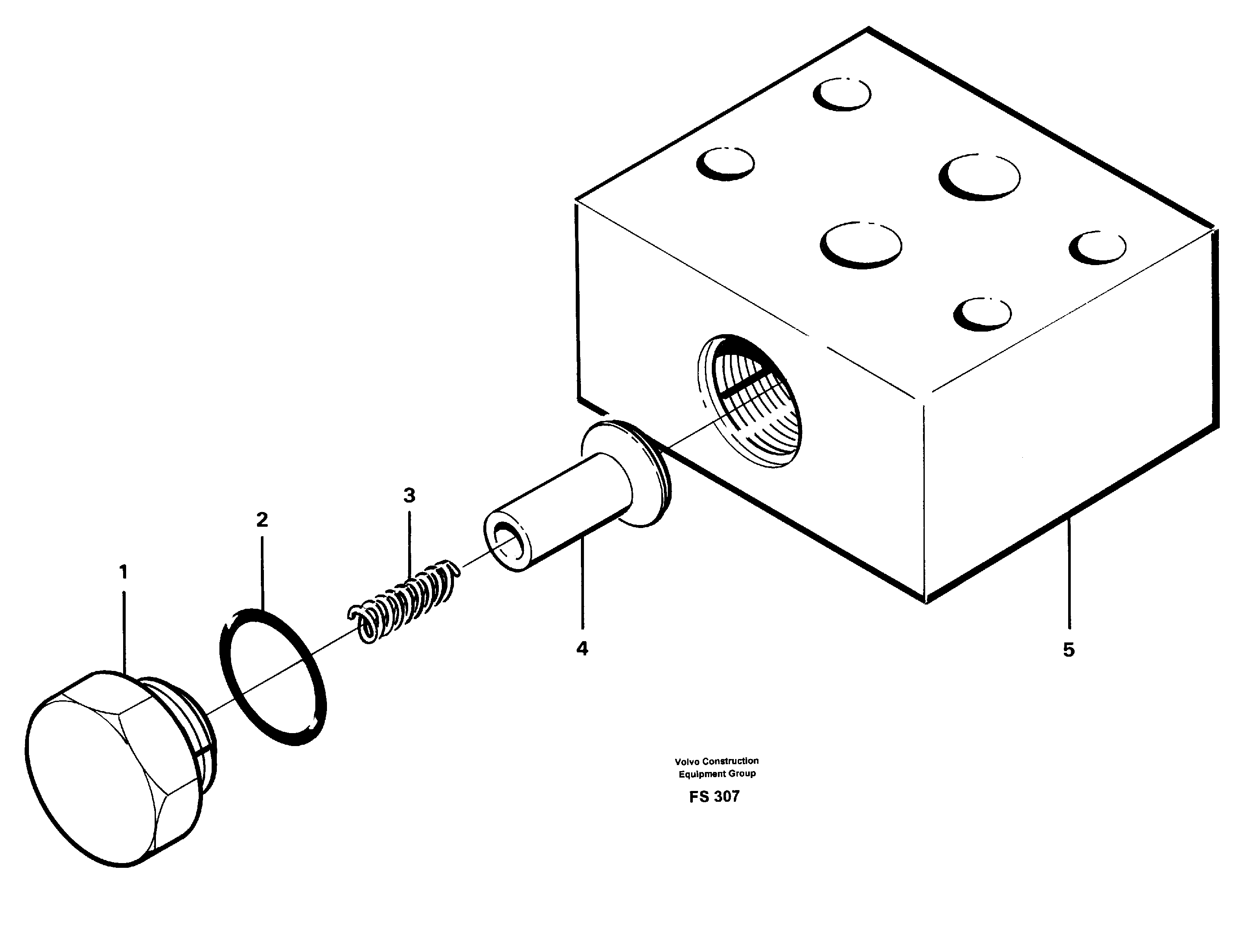 Схема запчастей Volvo EC420 - 48968 Anticavitation valve EC420 ?KERMAN ?KERMAN EC420 SER NO - 1550