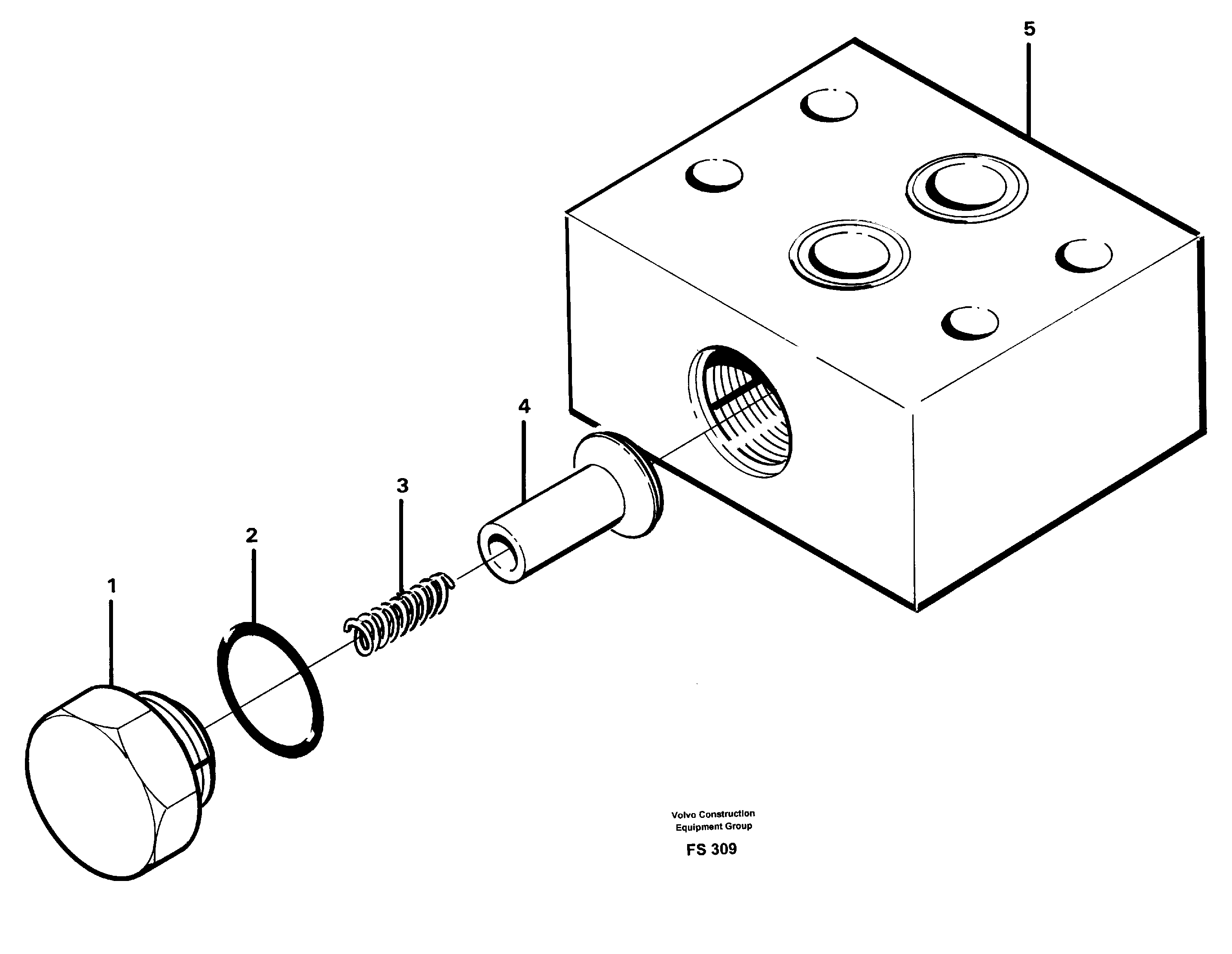 Схема запчастей Volvo EC420 - 48970 Anticavitation valve EC420 ?KERMAN ?KERMAN EC420 SER NO - 1550