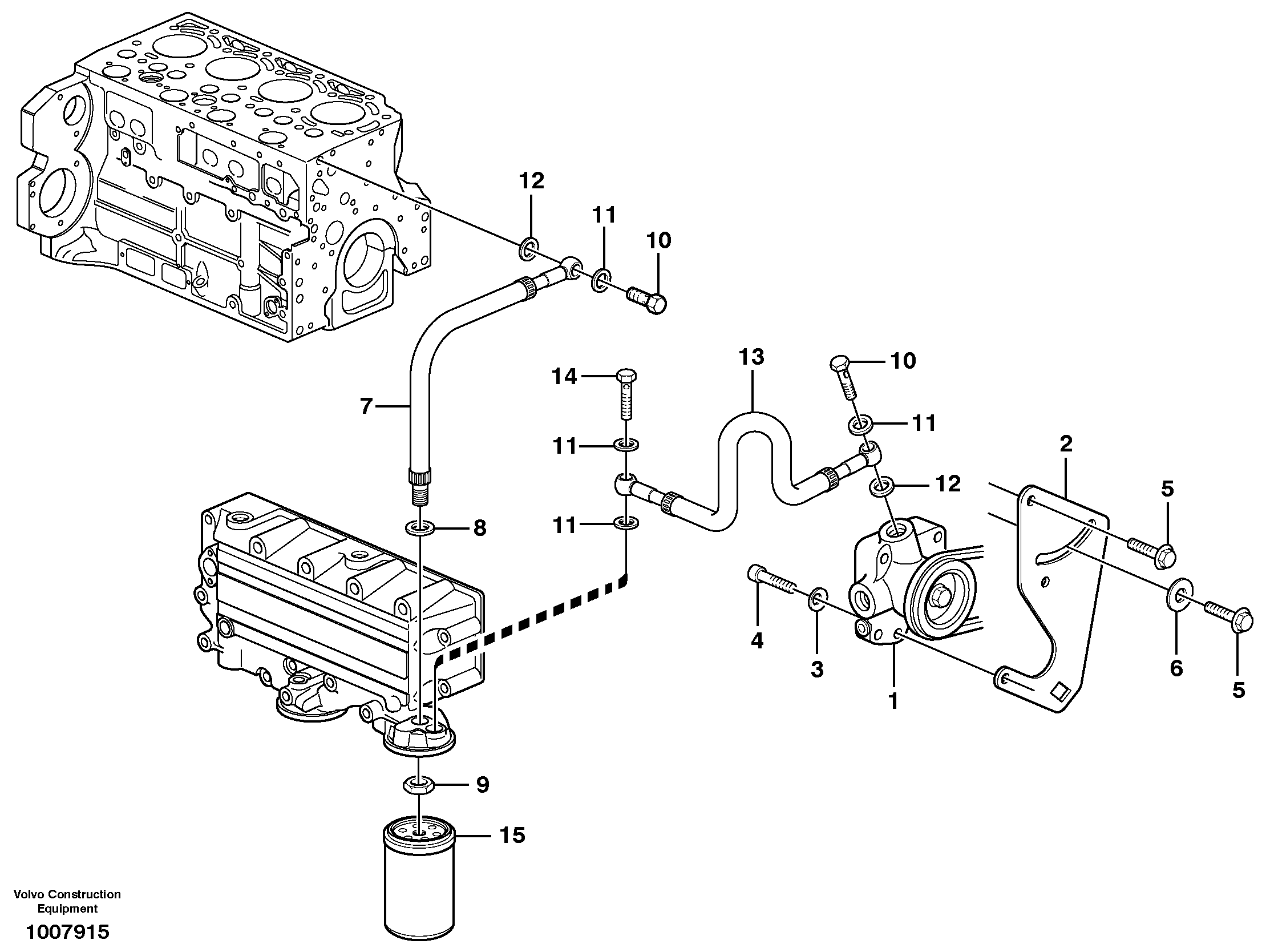 Схема запчастей Volvo EW140B - 13771 Feed pump EW140B