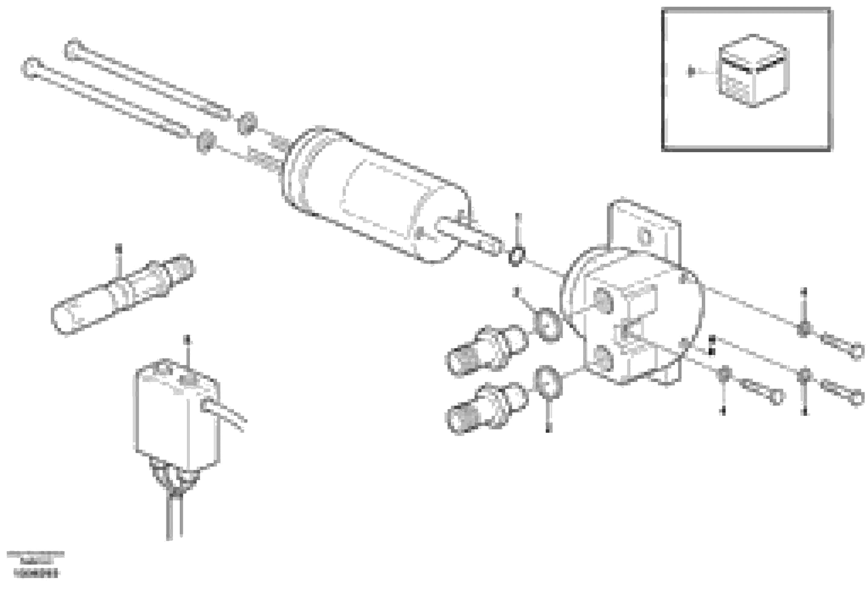 Схема запчастей Volvo EW140B - 6937 Fuel pump EW140B