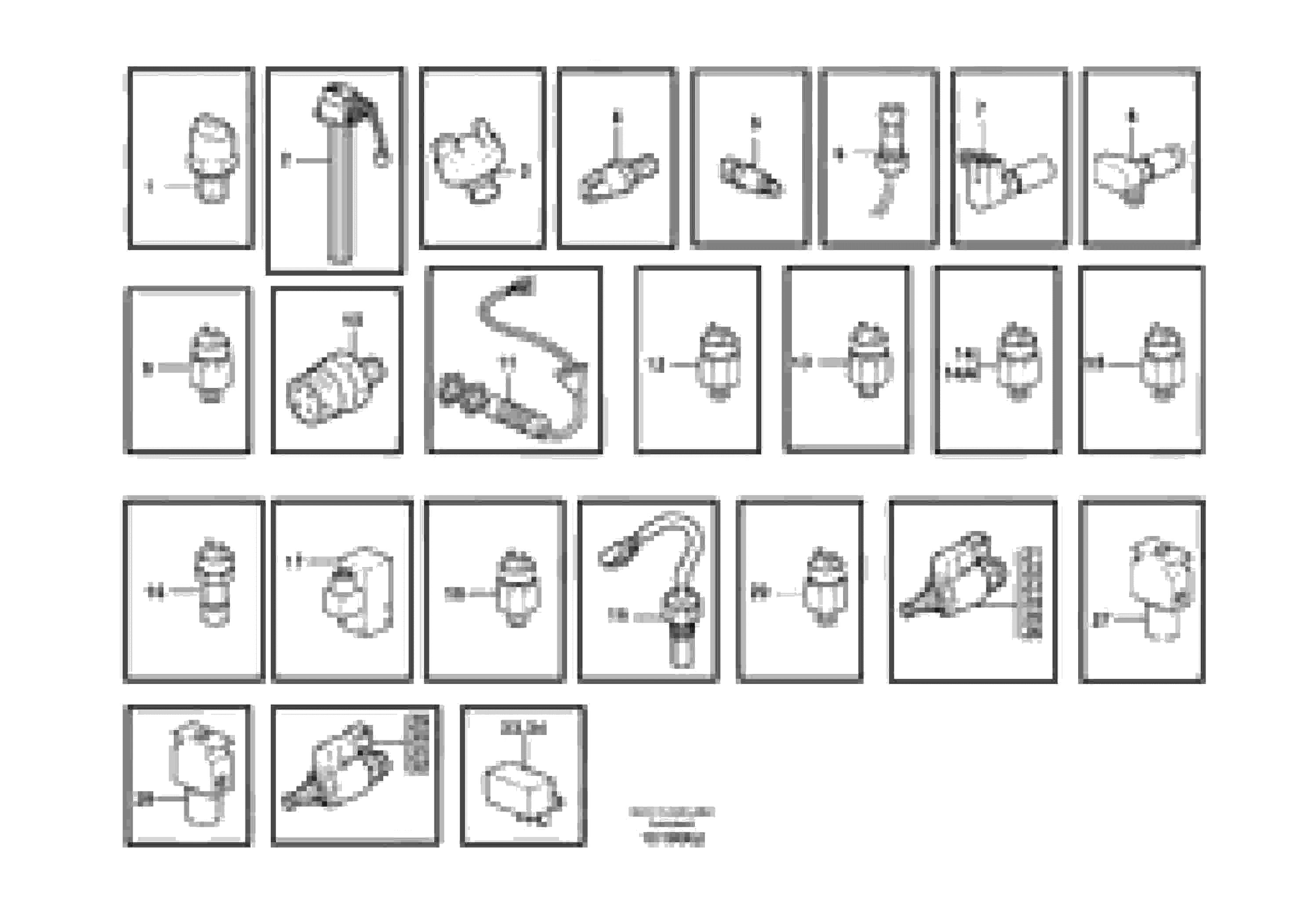 Схема запчастей Volvo EW140B - 68907 Sensors, reference list EW140B