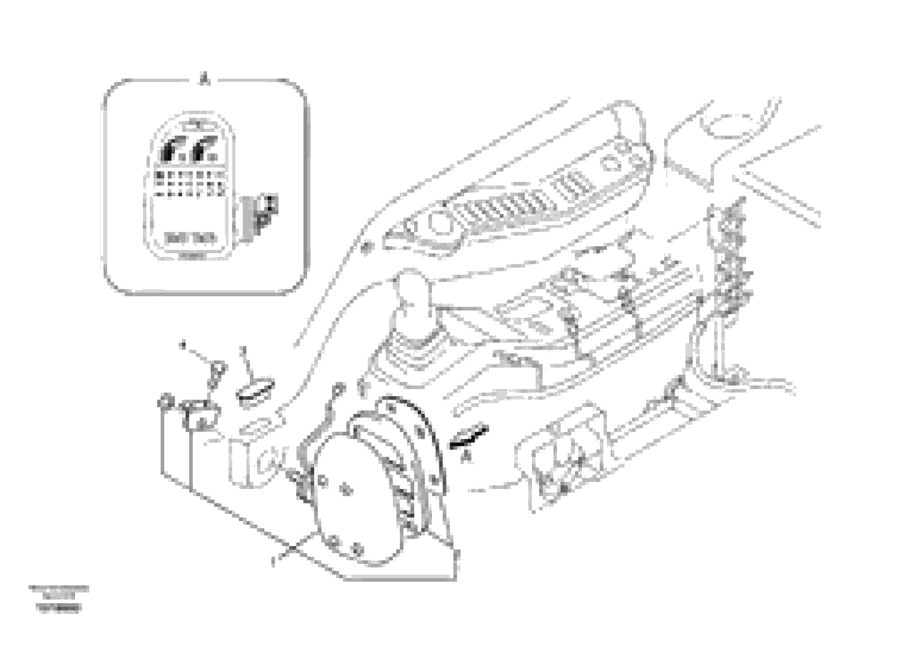 Схема запчастей Volvo EC180B - 5658 Instrument panel, warning unit and information unit EC180B