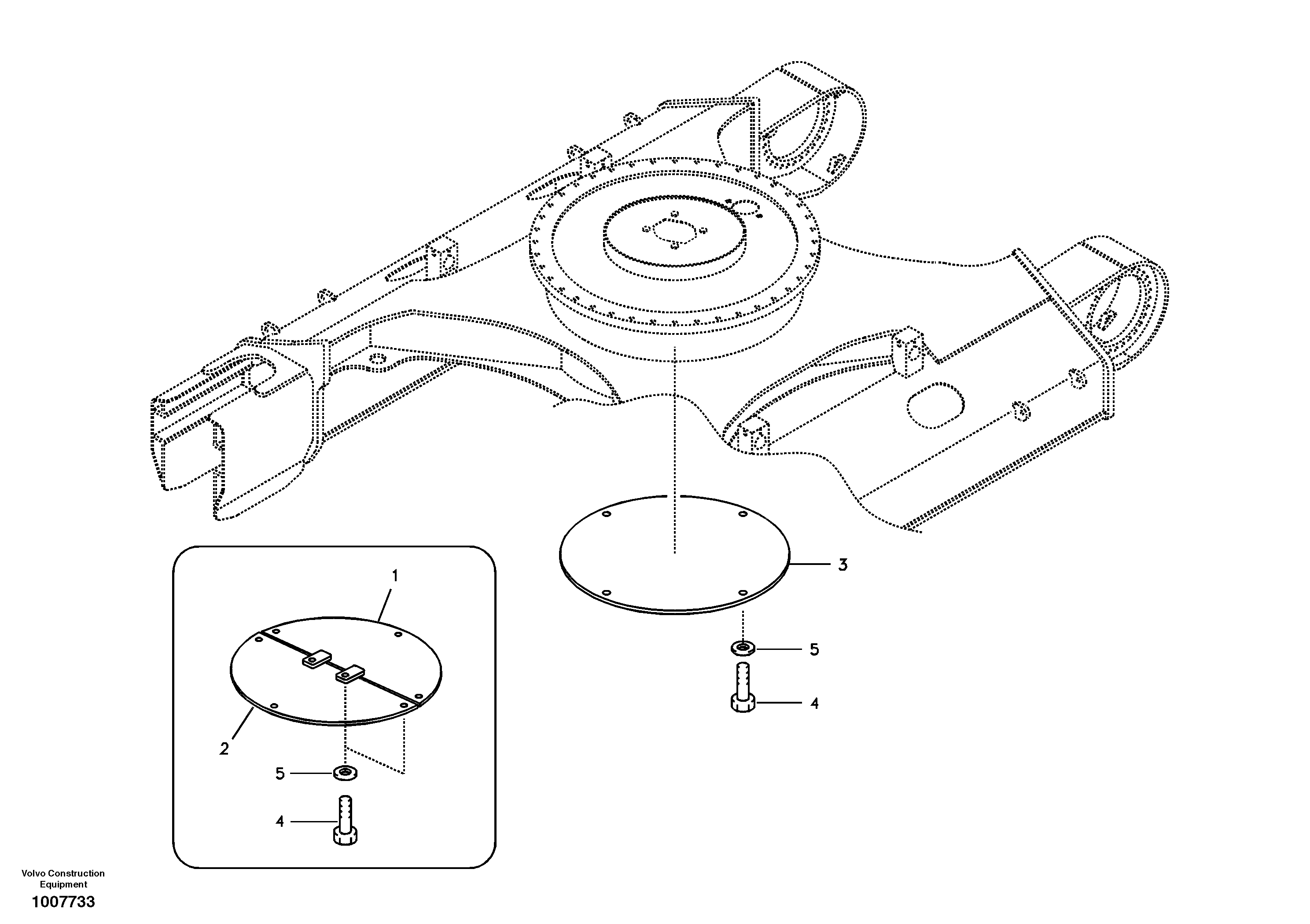 Схема запчастей Volvo EC180B - 5670 Protecting plate EC180B