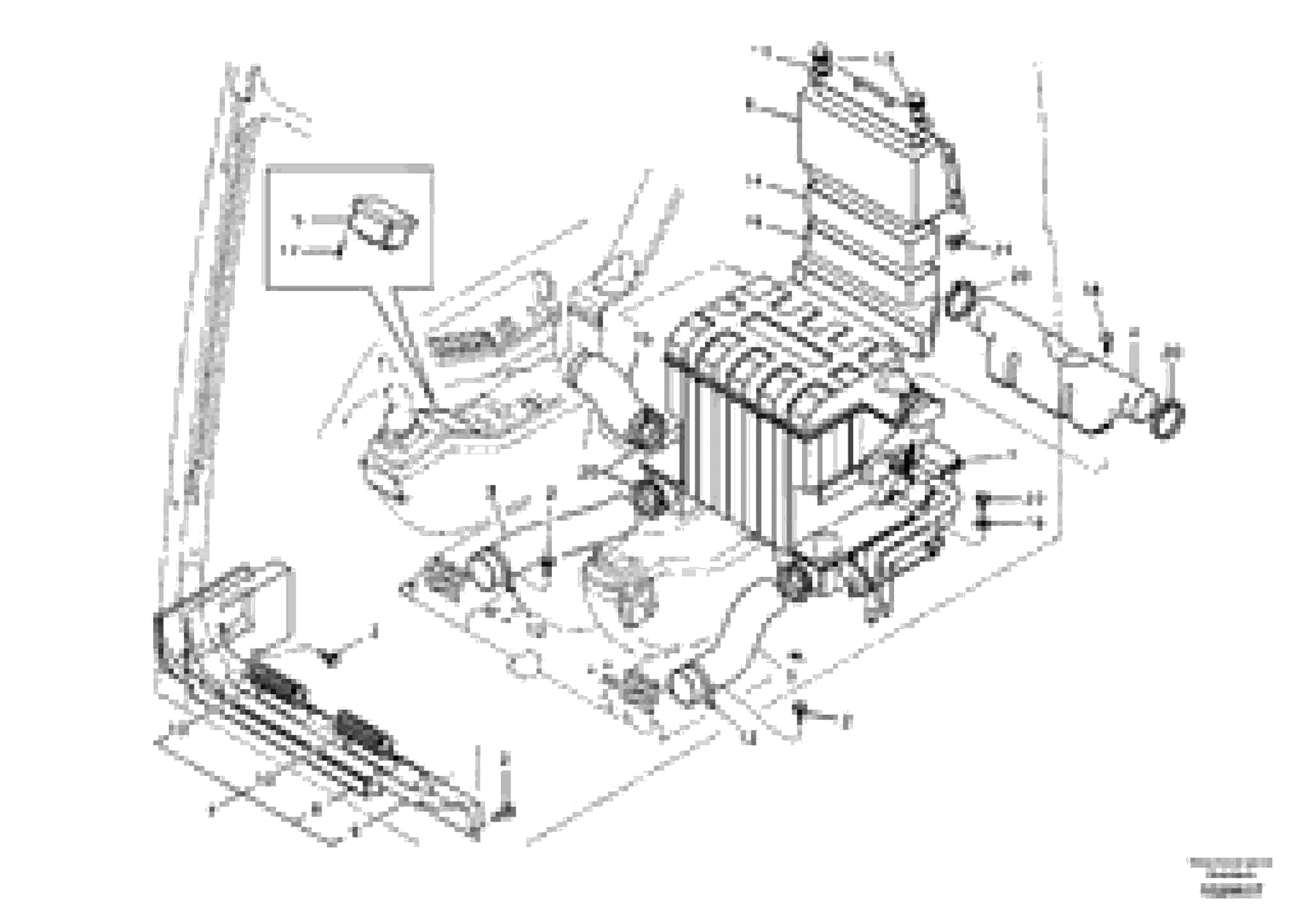 Схема запчастей Volvo EC180B - 24159 Air duct in cabin and cabin floor EC180B PRIME S/N 12001-