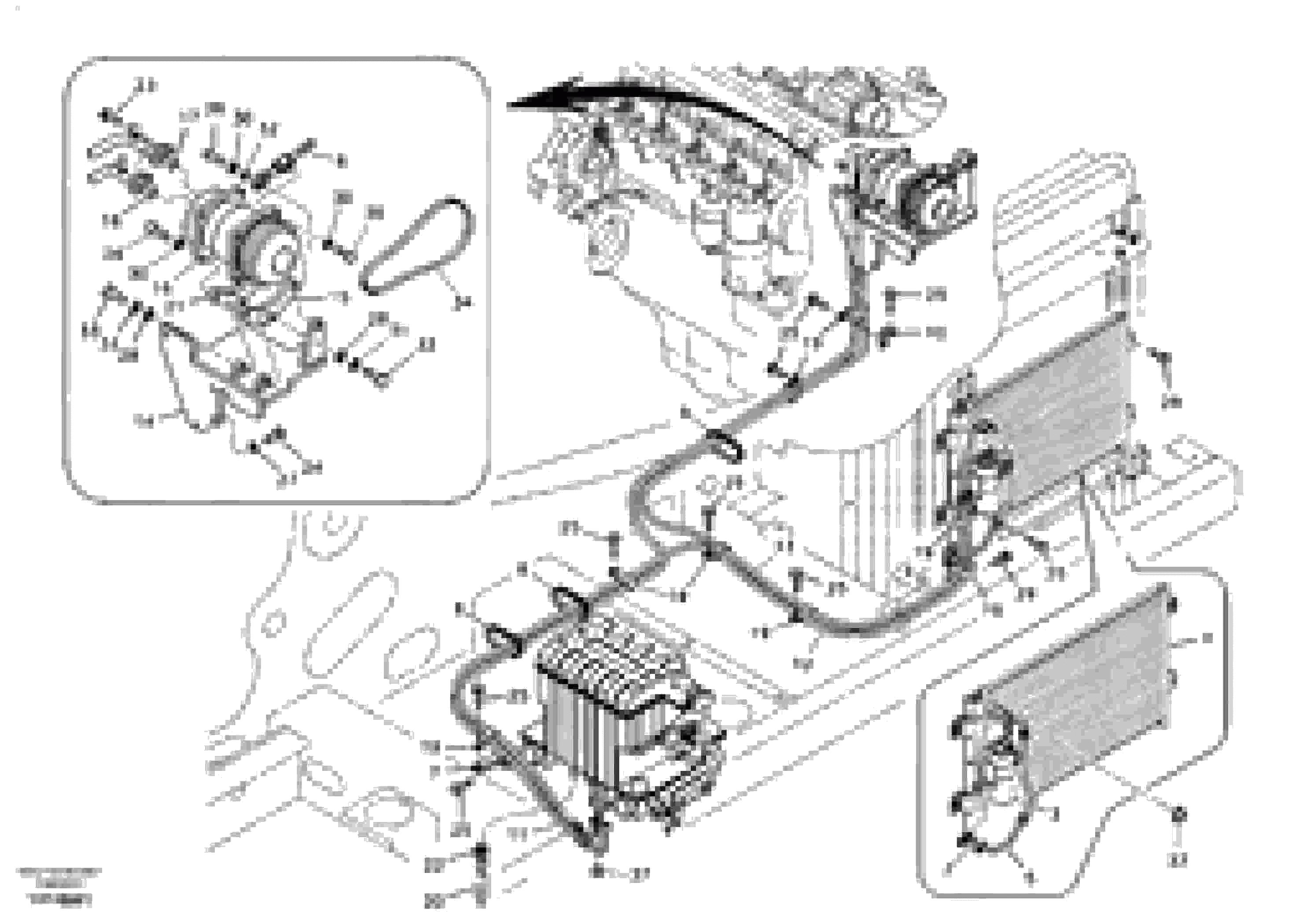 Схема запчастей Volvo EC180B - 78560 Air conditioning unit line EC180B PRIME S/N 12001-