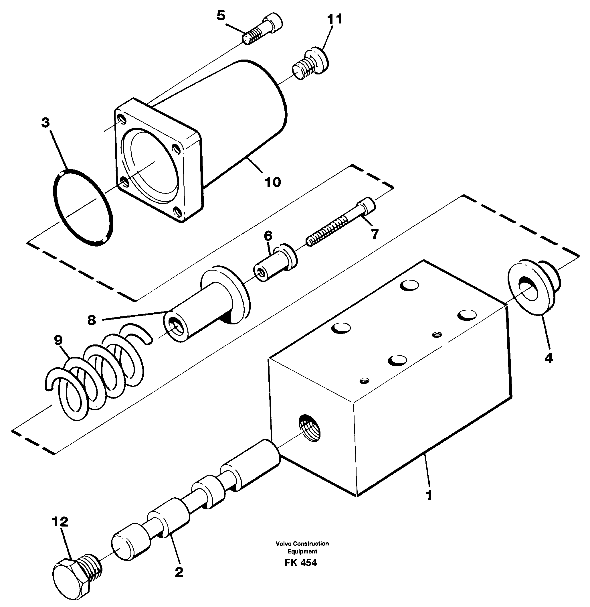 Схема запчастей Volvo EW200 - 106022 Float position valve EW200 ?KERMAN ?KERMAN EW200