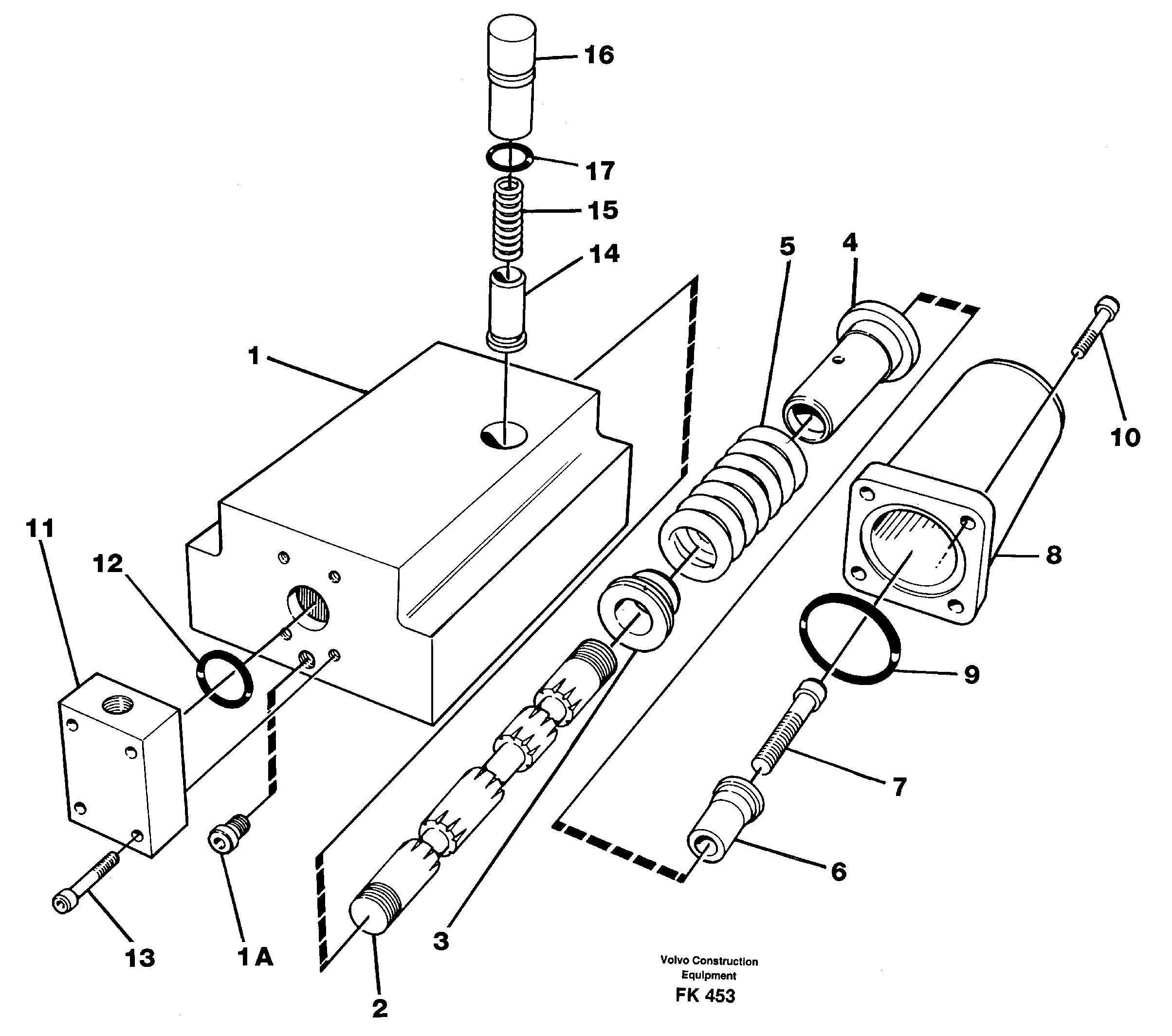 Схема запчастей Volvo EW200 - 106510 Four-way valve EW200 ?KERMAN ?KERMAN EW200