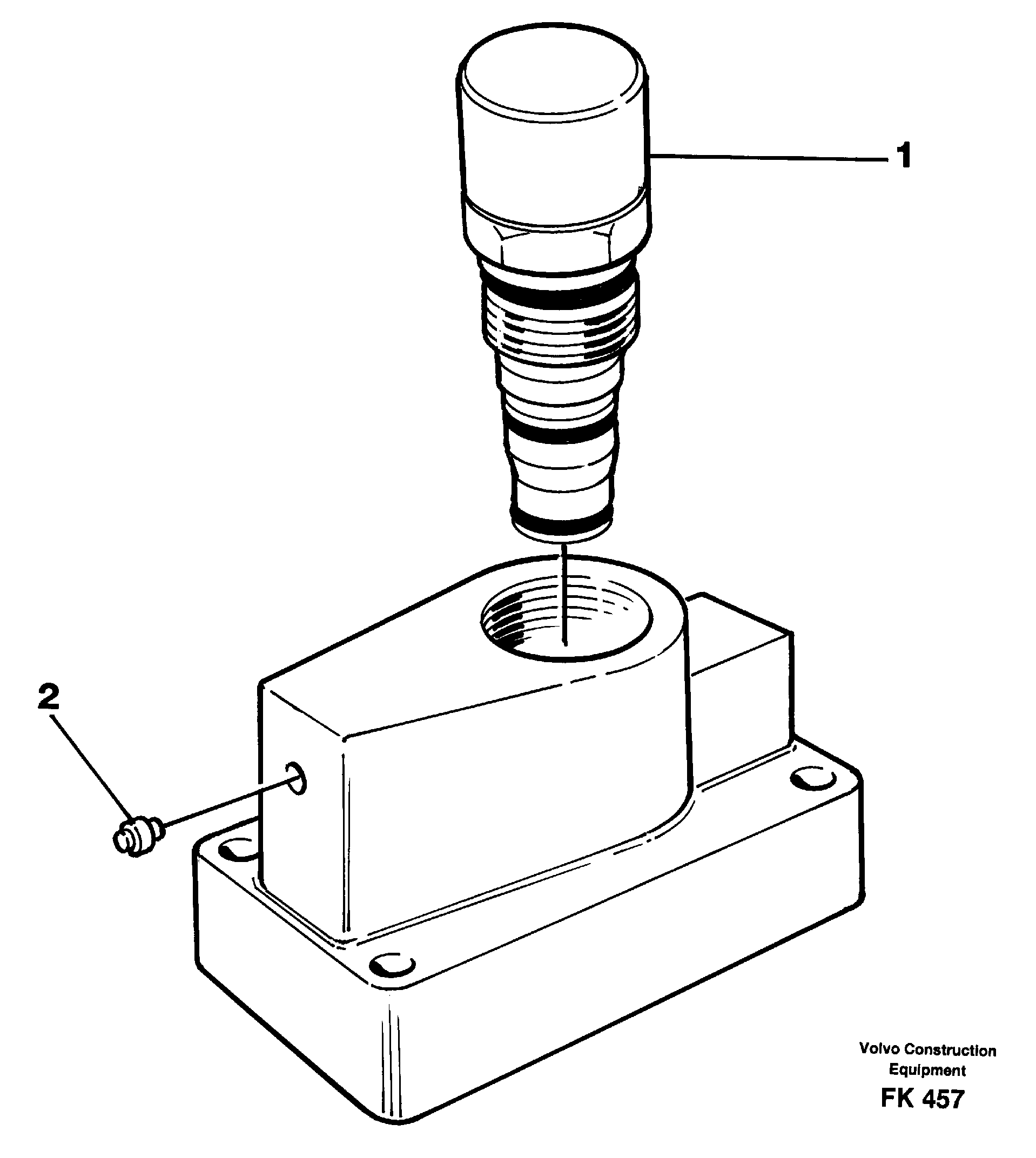 Схема запчастей Volvo EW200 - 17011 Pressure limiting valve EW200 ?KERMAN ?KERMAN EW200