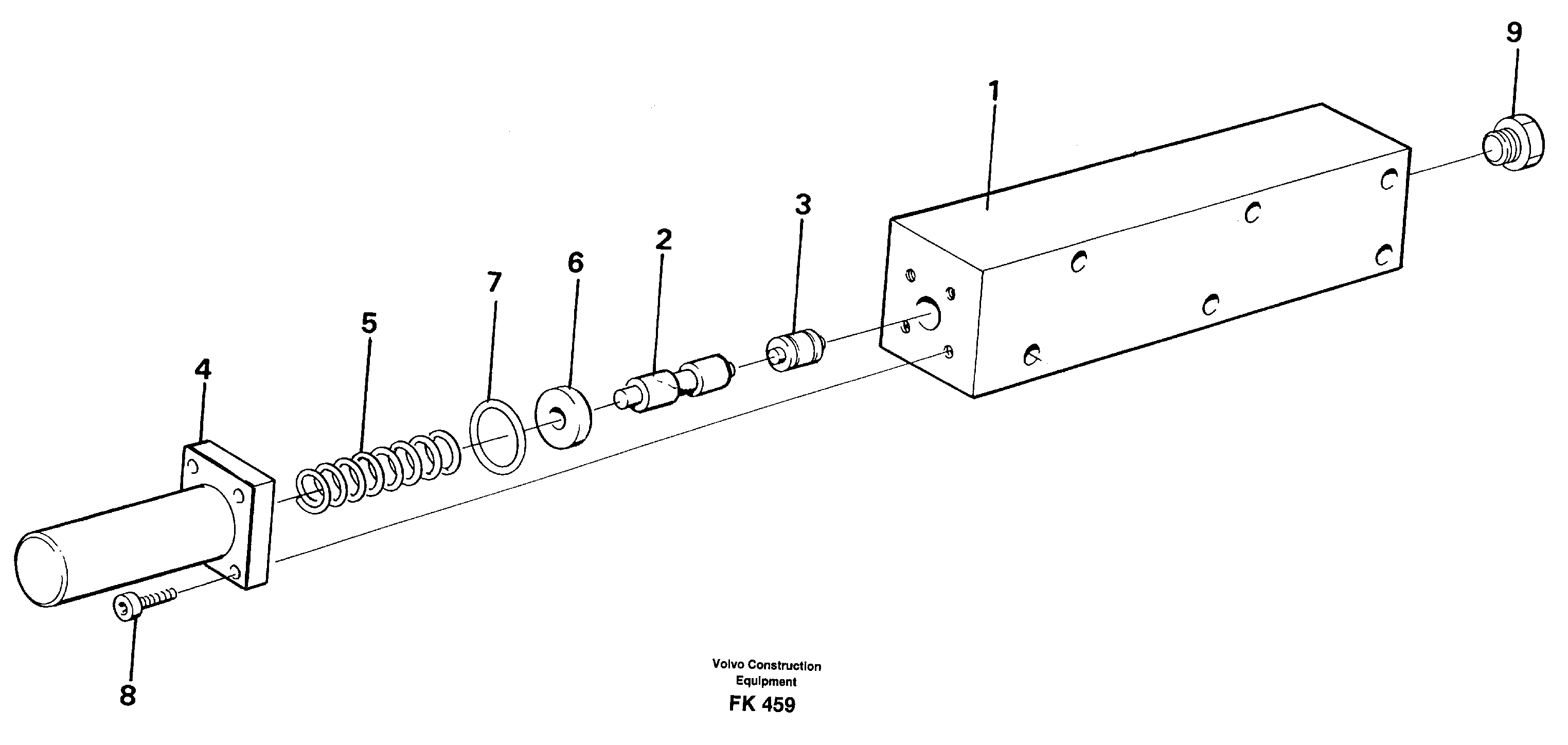 Схема запчастей Volvo EW200 - 6965 Fuel miser valve EW200 ?KERMAN ?KERMAN EW200