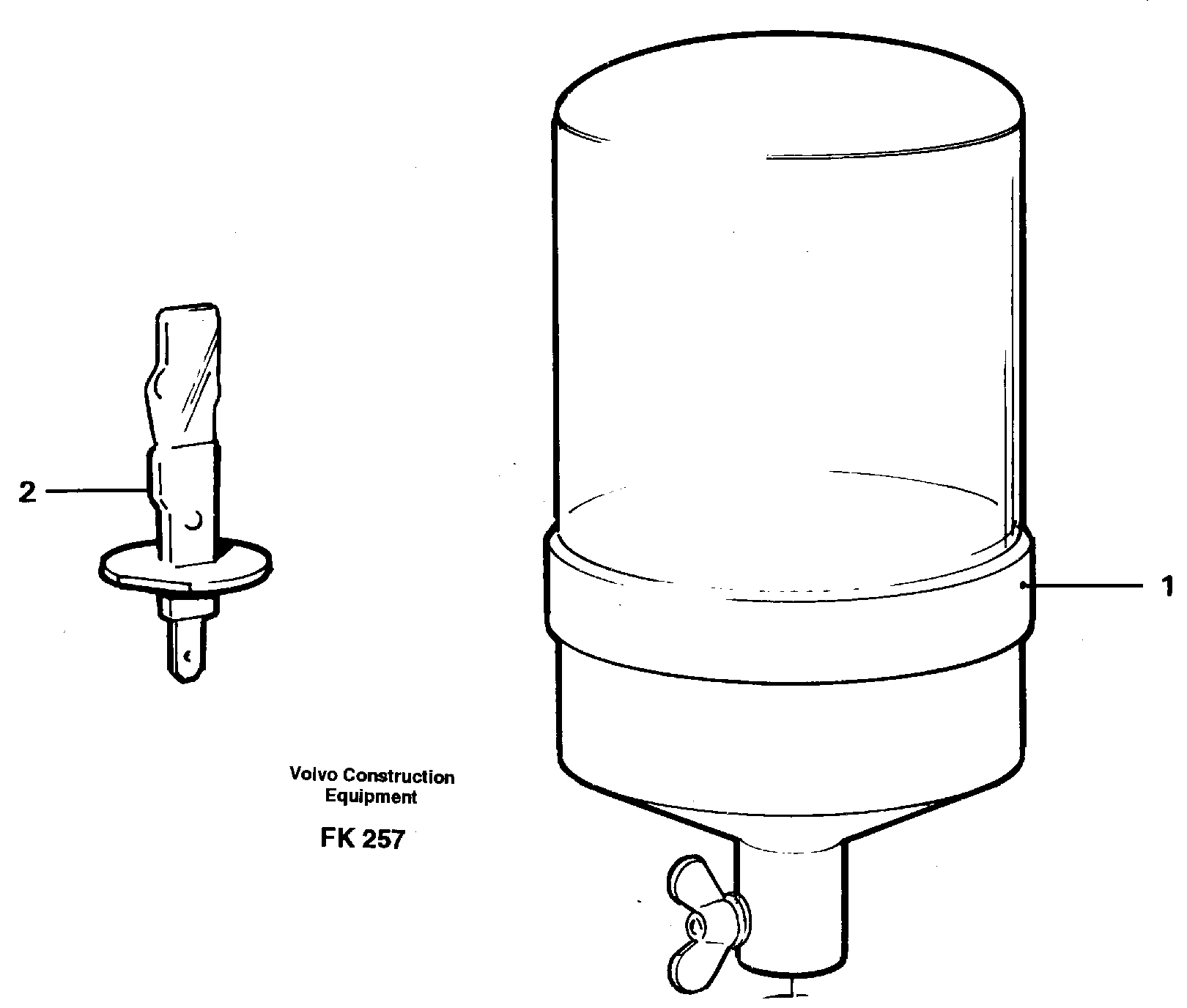 Схема запчастей Volvo EW200 - 16549 Rotating beacon EW200 ?KERMAN ?KERMAN EW200