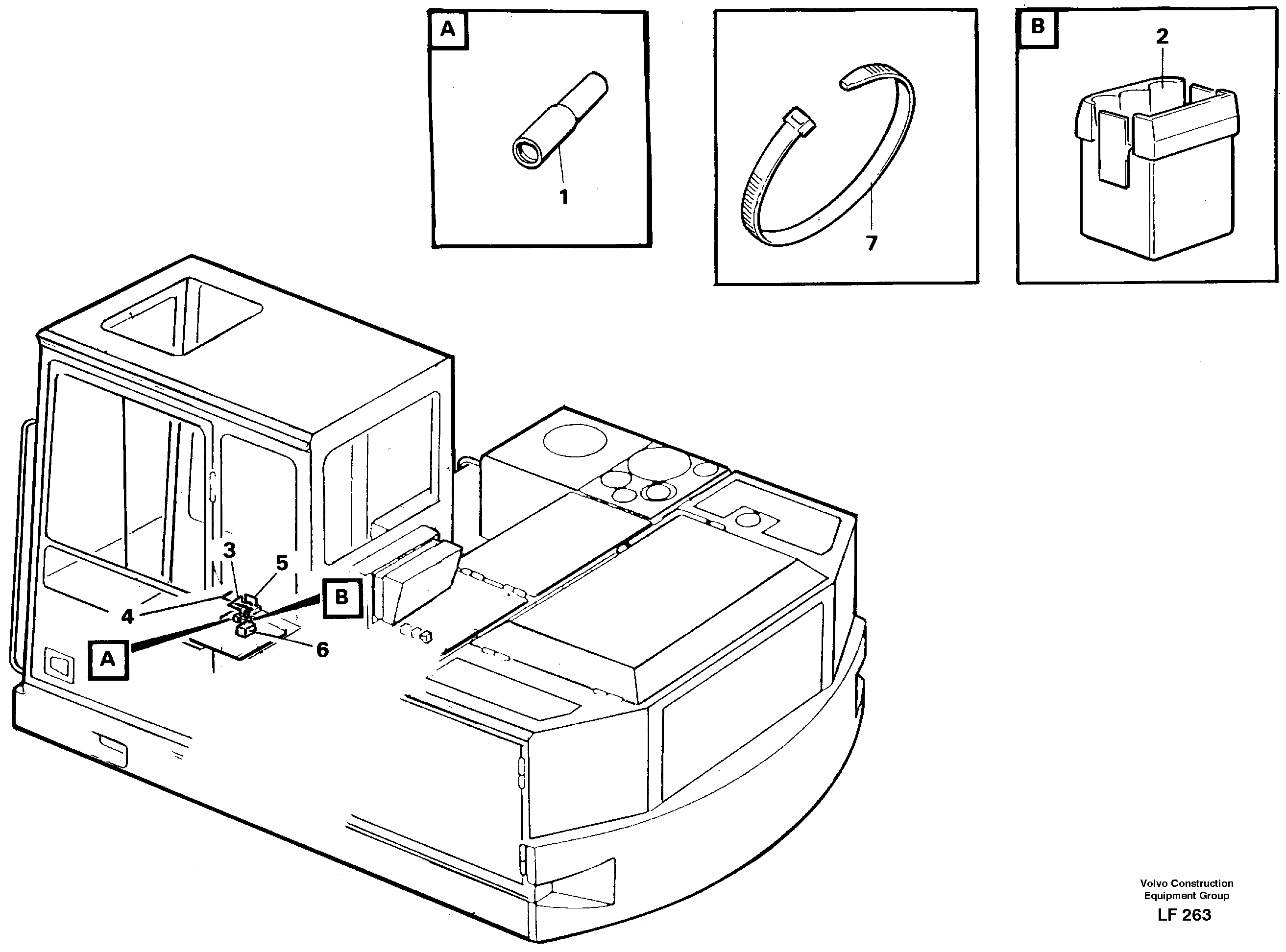 Схема запчастей Volvo EW200 - 10577 Electric installation for hydraulic hammer EW200 SER NO 3175-