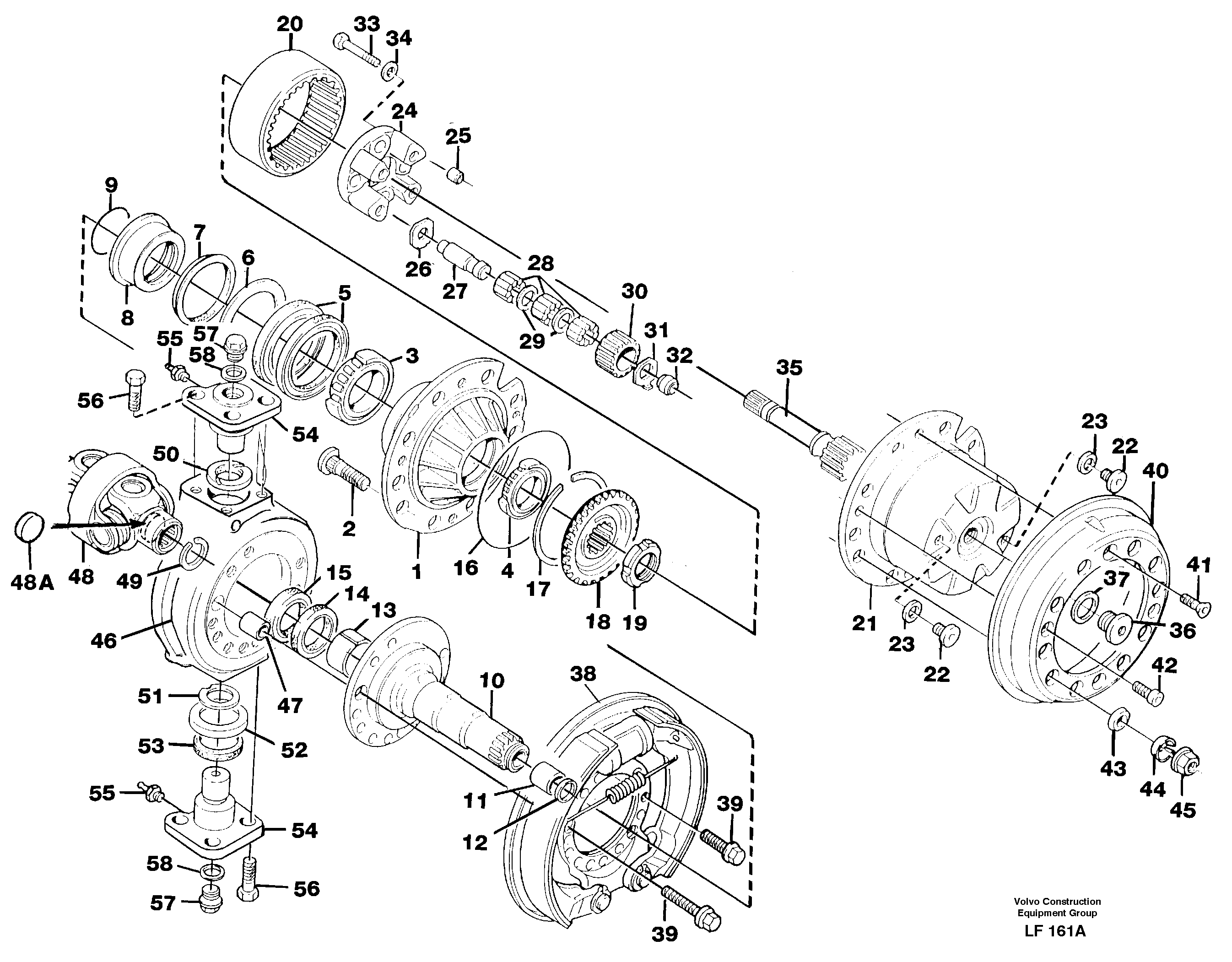 Схема запчастей Volvo EW200 - 14688 Ступица колеса EW200 SER NO 3175-