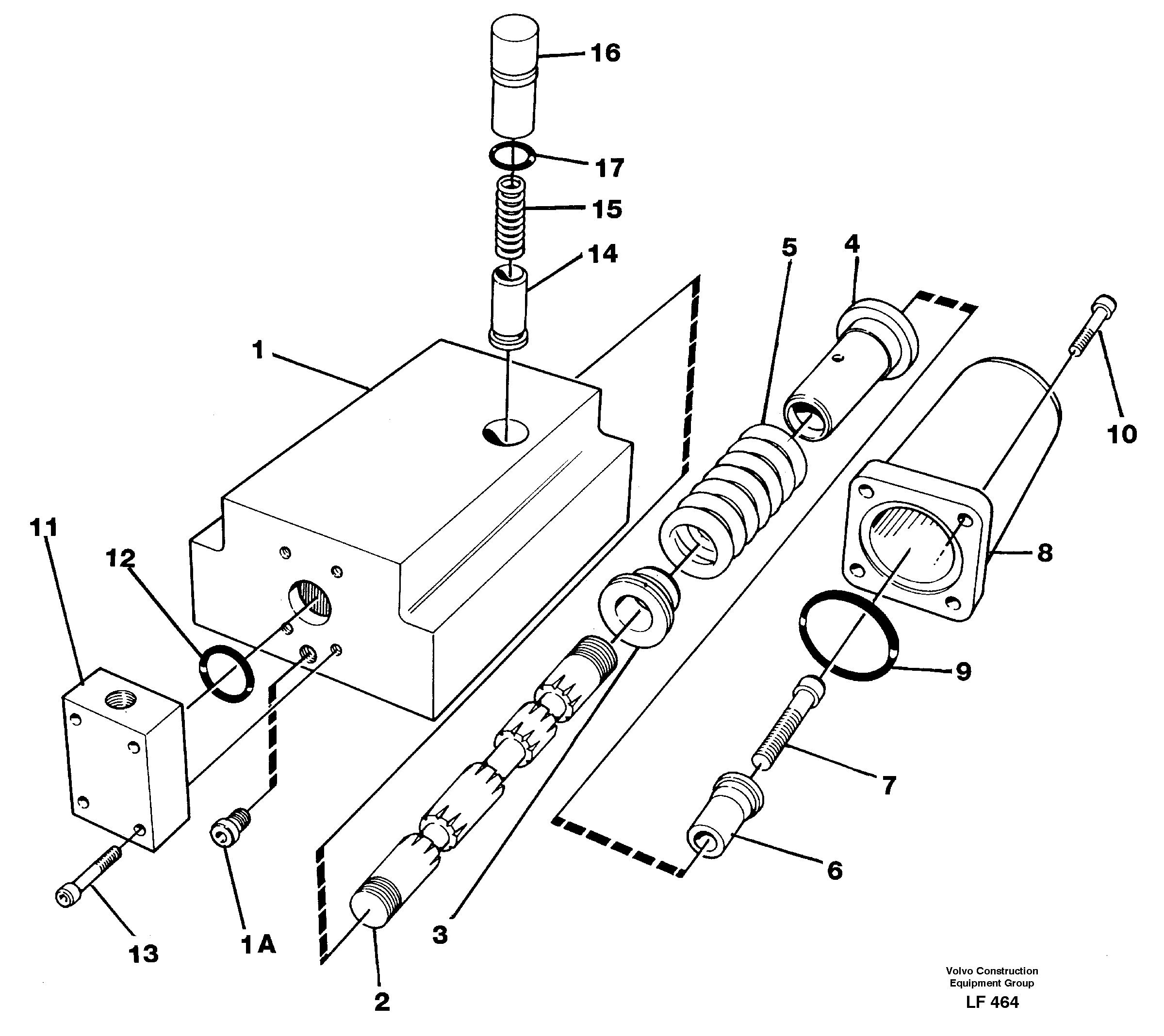 Схема запчастей Volvo EW200 - 106873 Four-way valve EW200 SER NO 3175-