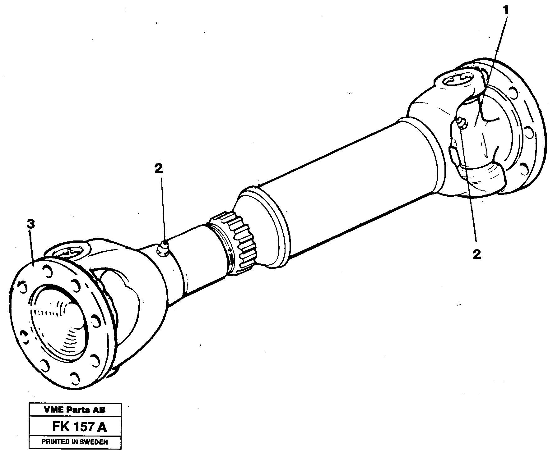 Схема запчастей Volvo EW200 - 105698 Power shafts EW200 ?KERMAN ?KERMAN EW200